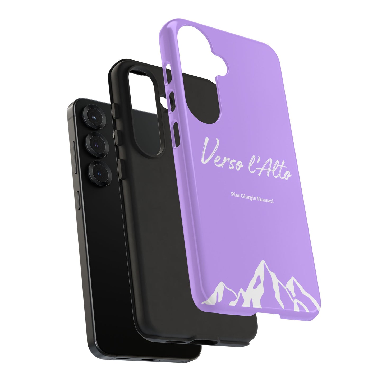 Mauve Mountain Adventure Phone Case - Stylish Verso l'Alto Phone Protection
