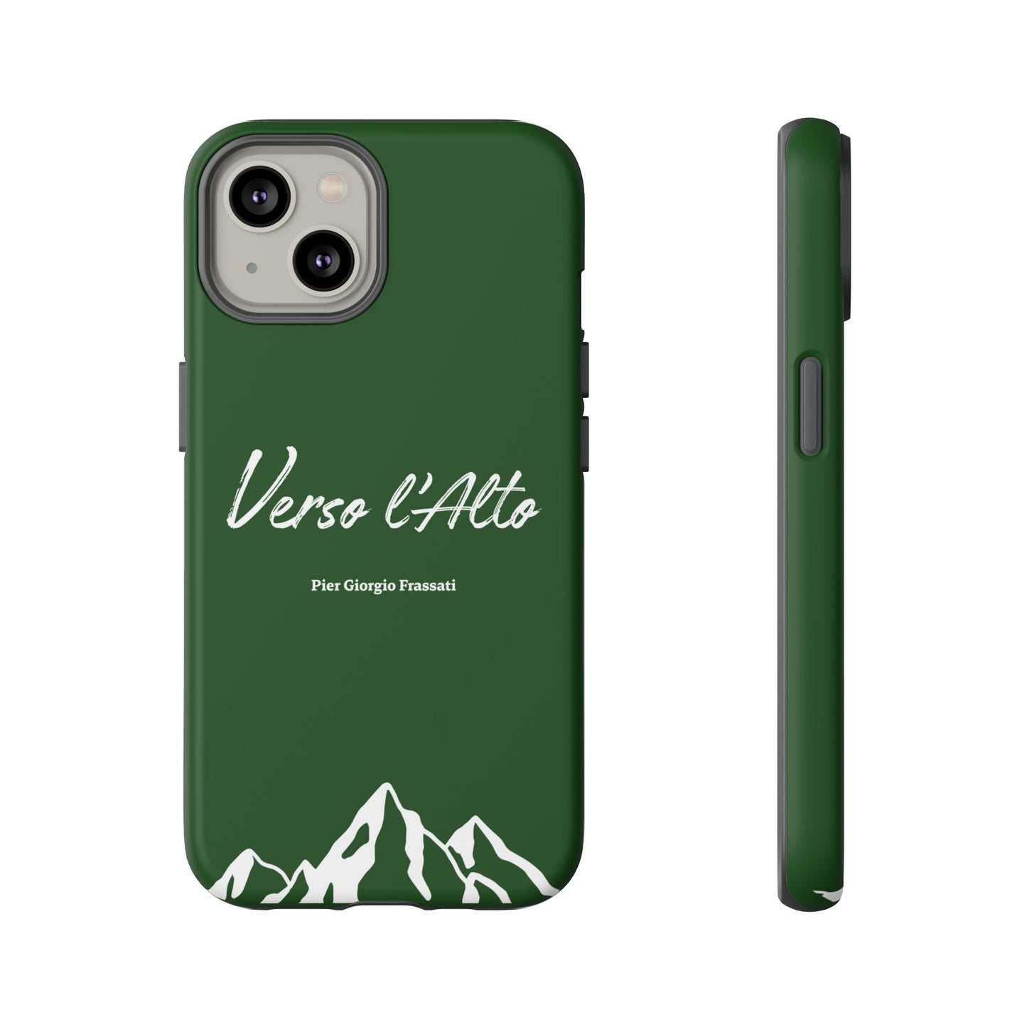 Vert Sapin Mountain Adventure Phone Case - Stylish Verso l'Alto Phone Protection