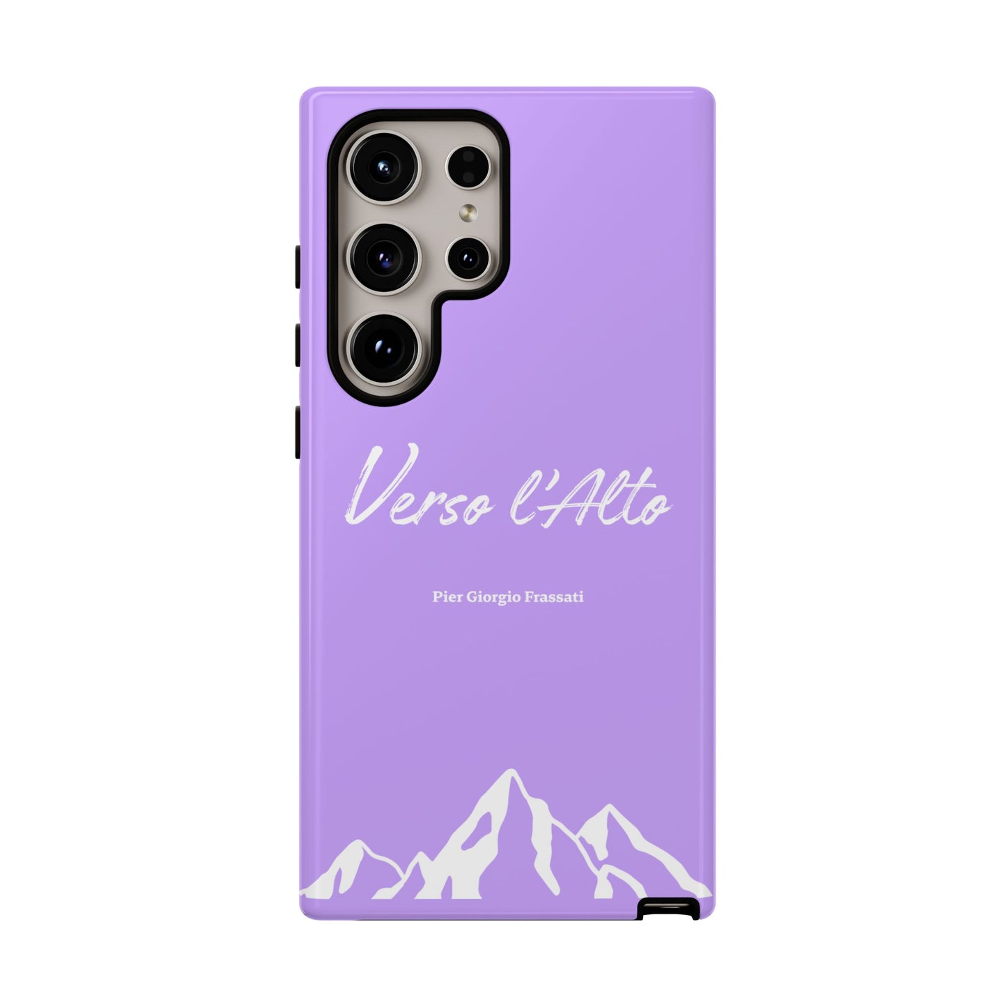 Mauve Mountain Adventure Phone Case - Stylish Verso l'Alto Phone Protection