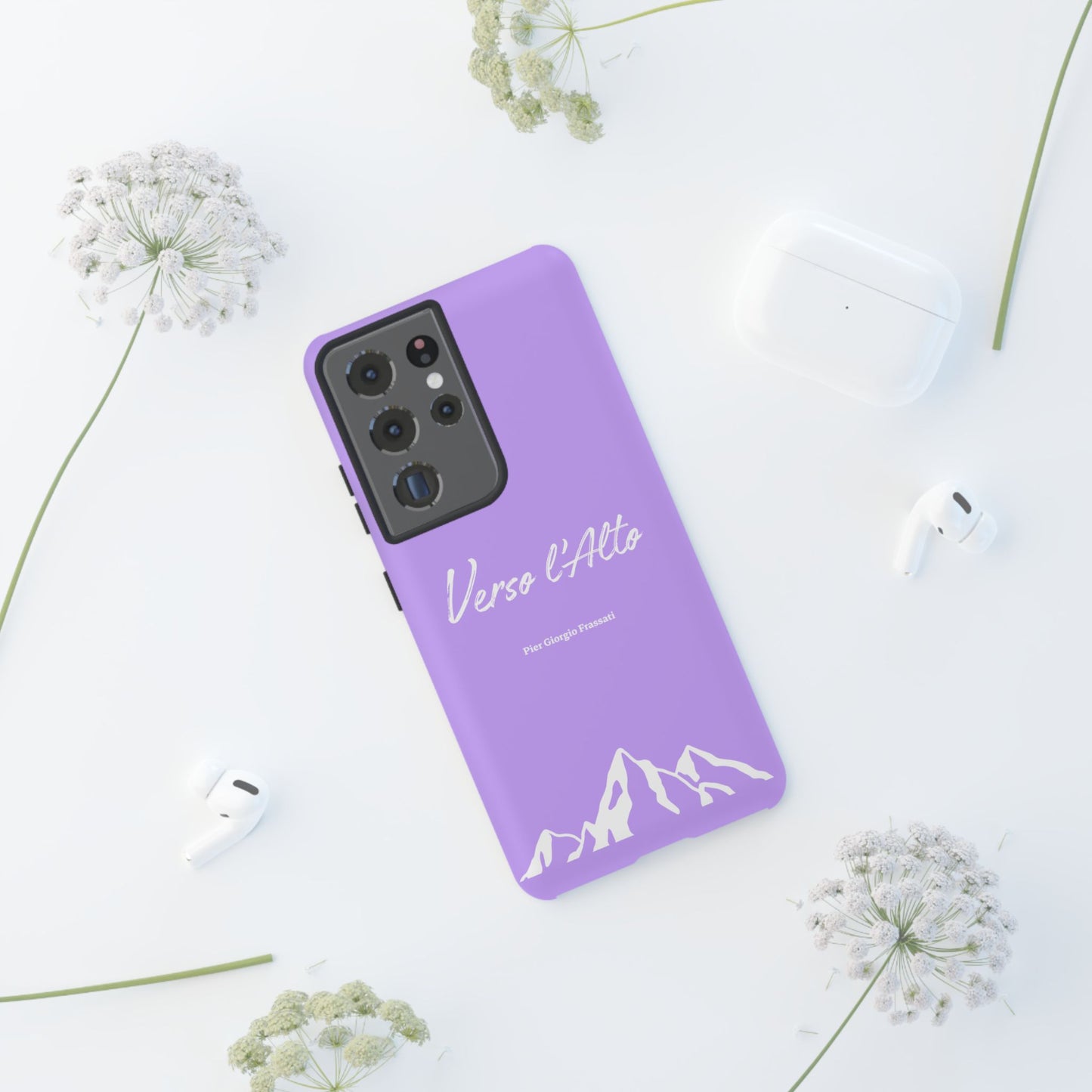 Mauve Mountain Adventure Phone Case - Stylish Verso l'Alto Phone Protection