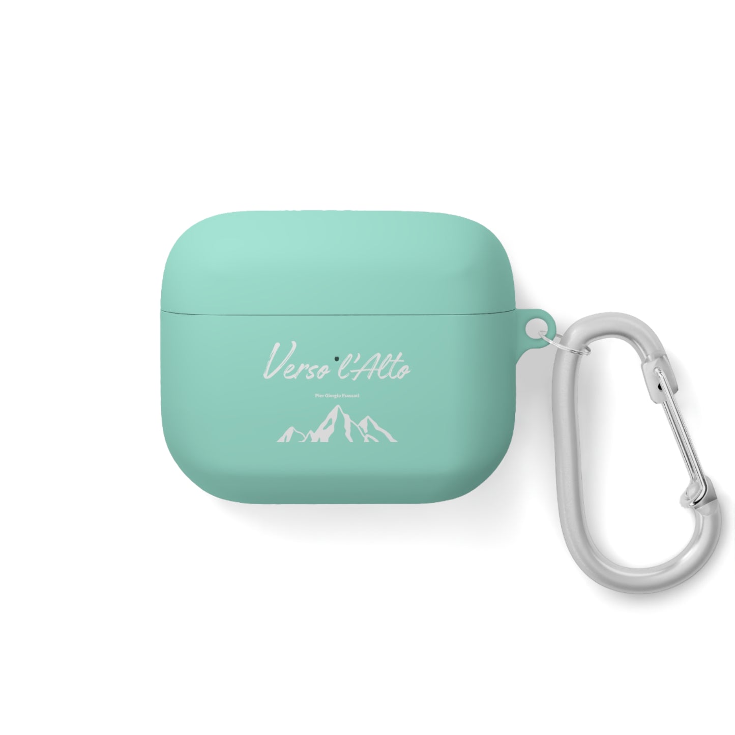 Coque de protection pour AirPods avec design Verso l'Alto (version noir-vert d'eau-bleu marine)