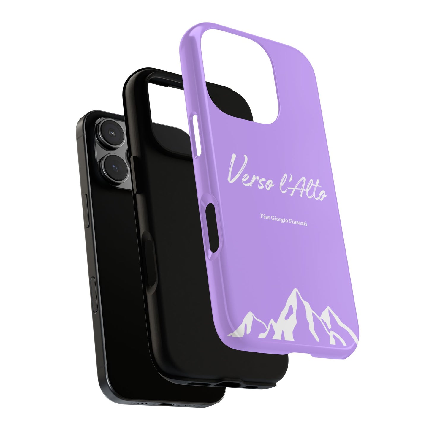 Mauve Mountain Adventure Phone Case - Stylish Verso l'Alto Phone Protection
