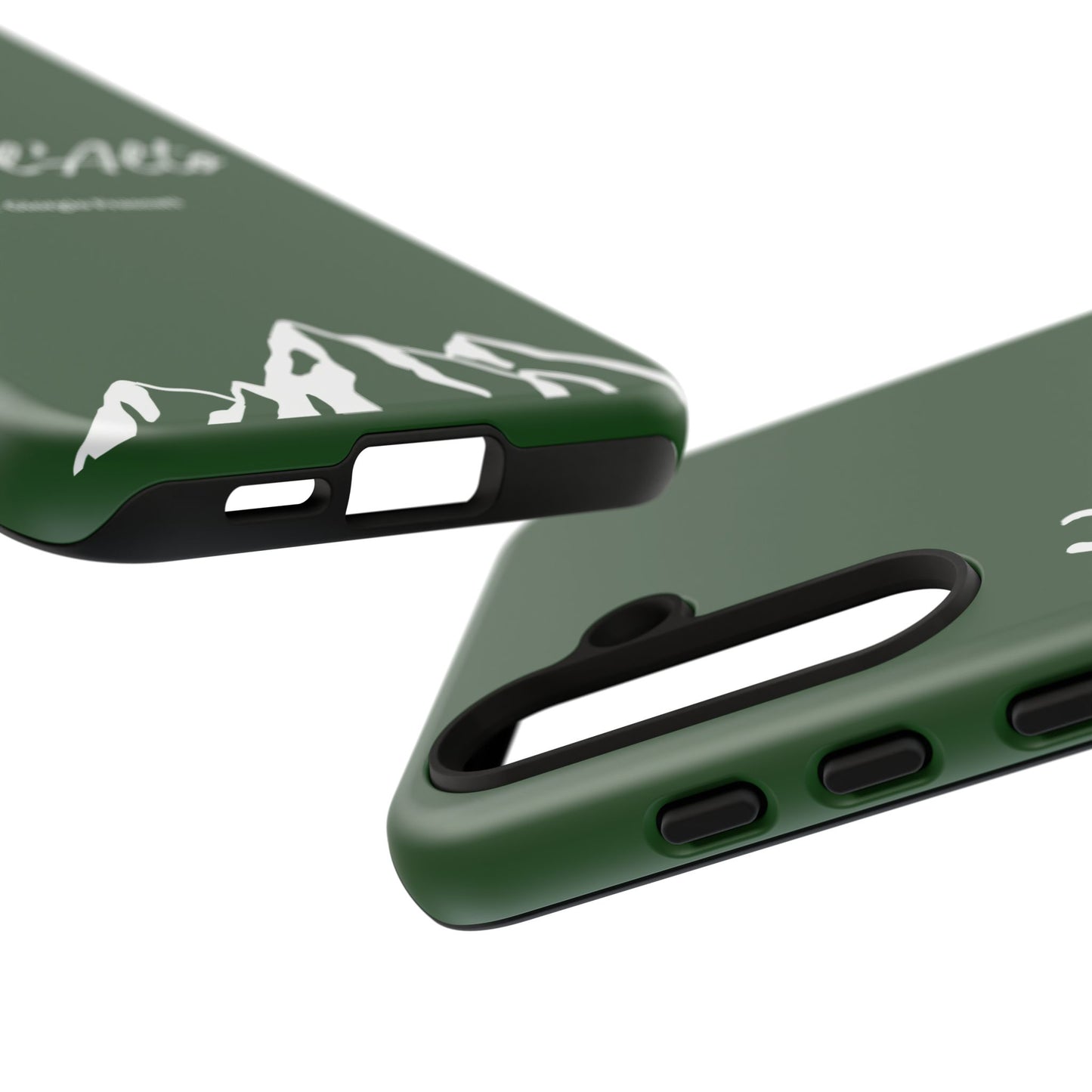 Vert Sapin Mountain Adventure Phone Case - Stylish Verso l'Alto Phone Protection