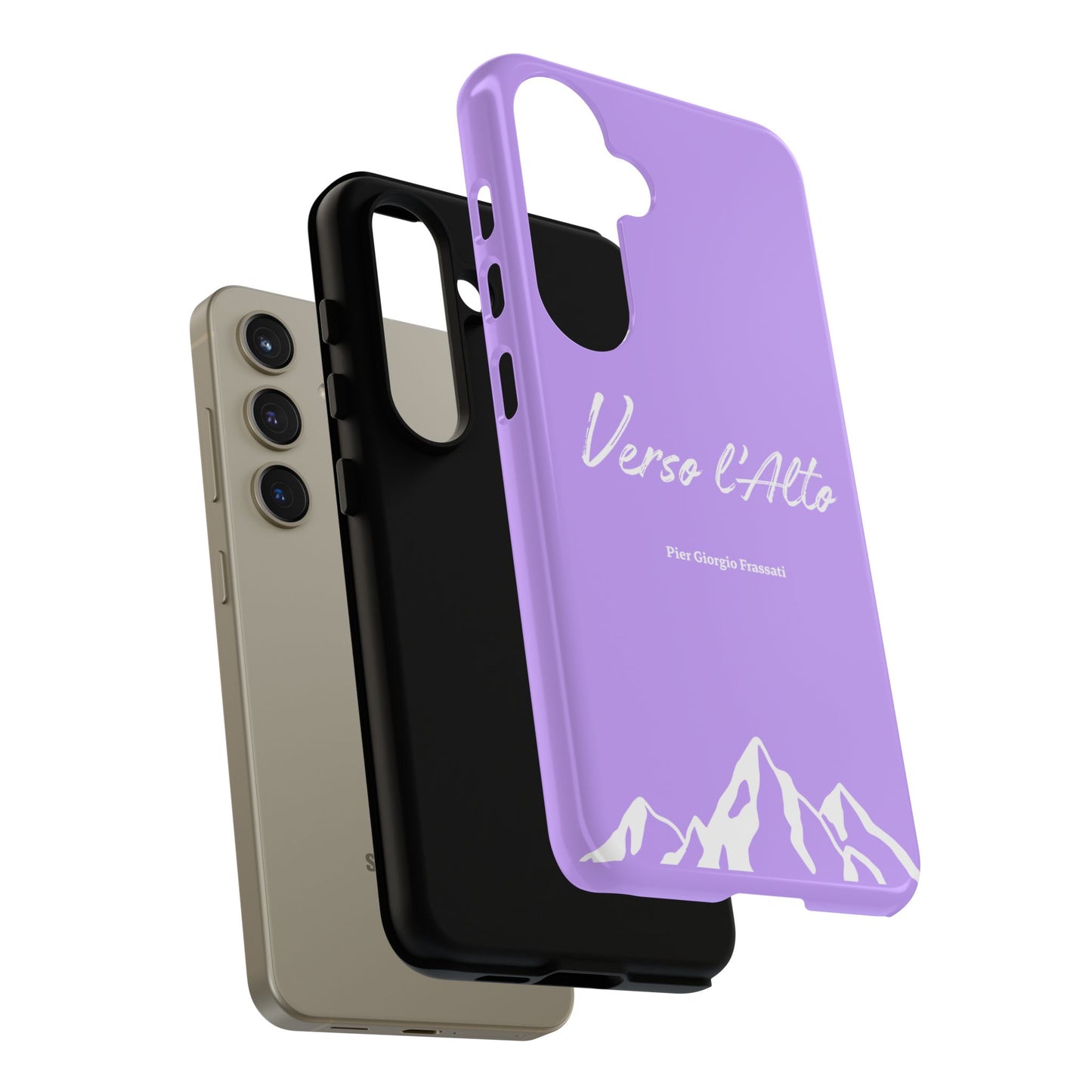 Mauve Mountain Adventure Phone Case - Stylish Verso l'Alto Phone Protection