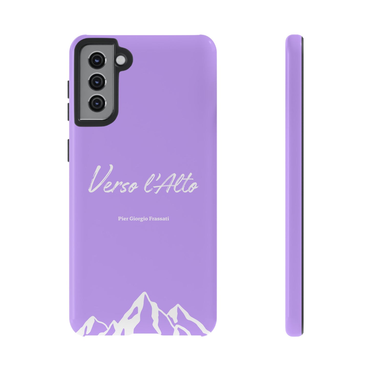 Mauve Mountain Adventure Phone Case - Stylish Verso l'Alto Phone Protection