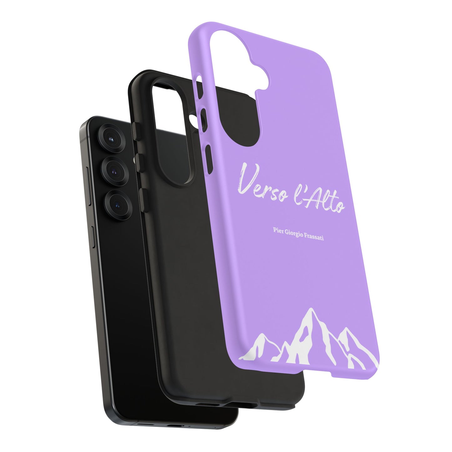 Mauve Mountain Adventure Phone Case - Stylish Verso l'Alto Phone Protection