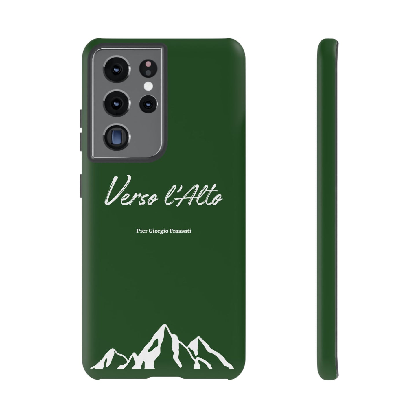 Vert Sapin Mountain Adventure Phone Case - Stylish Verso l'Alto Phone Protection