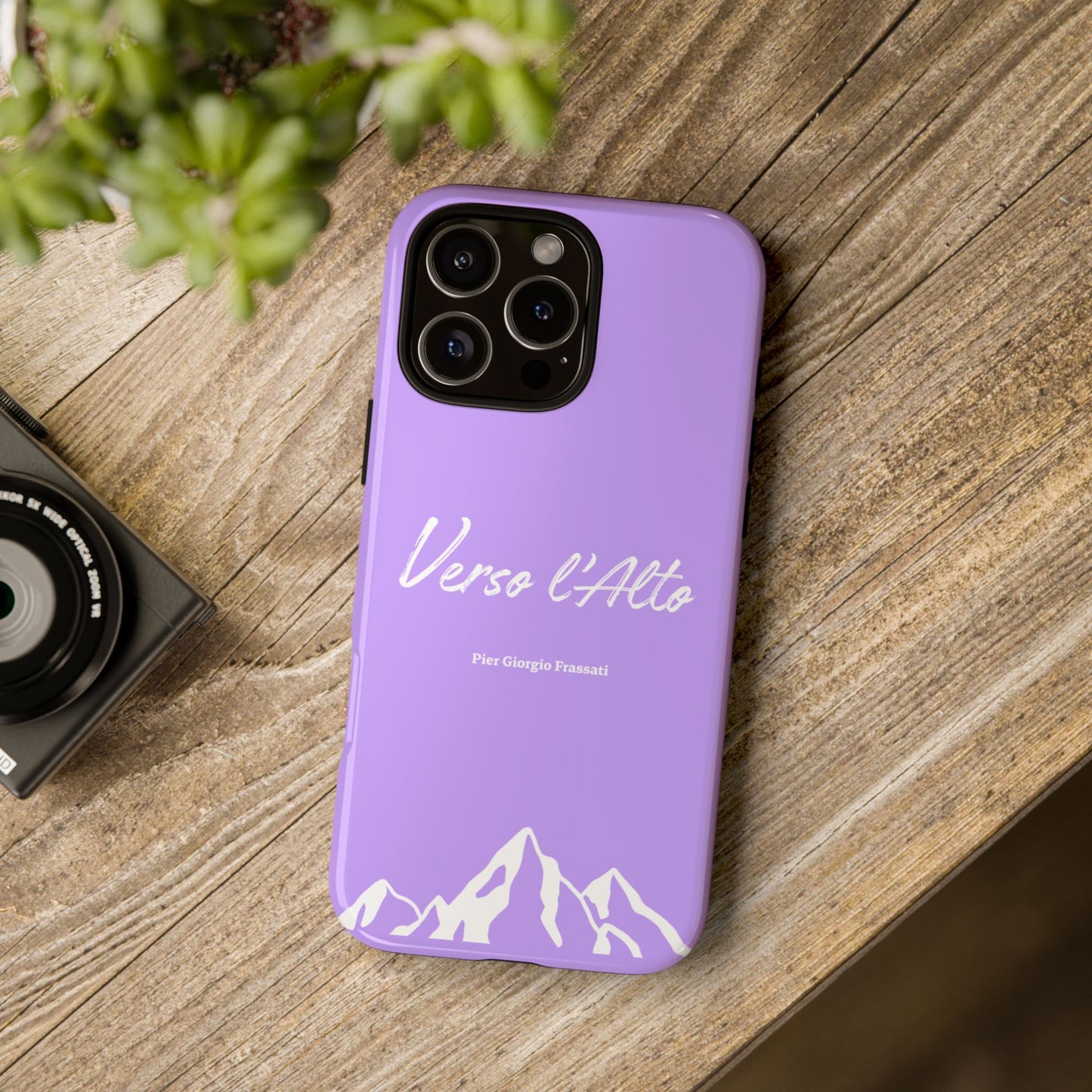 Mauve Mountain Adventure Phone Case - Stylish Verso l'Alto Phone Protection