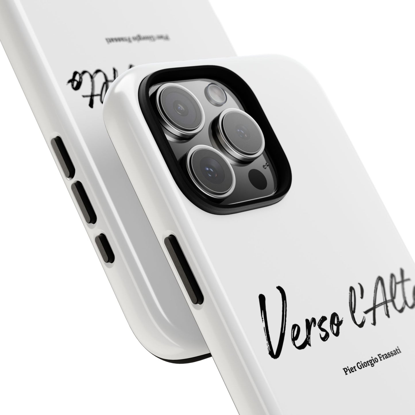 White Mountain Adventure Phone Case - Stylish Verso l'Alto Phone Protection