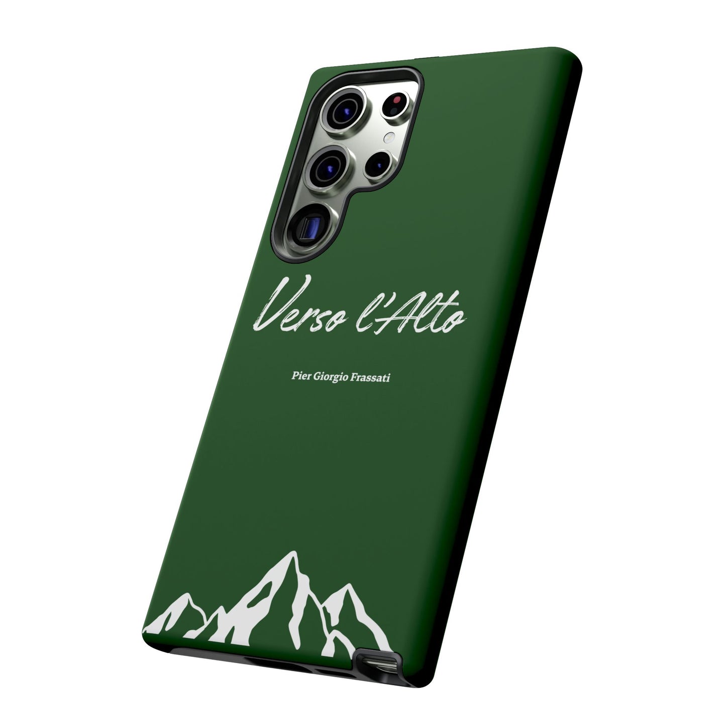 Vert Sapin Mountain Adventure Phone Case - Stylish Verso l'Alto Phone Protection