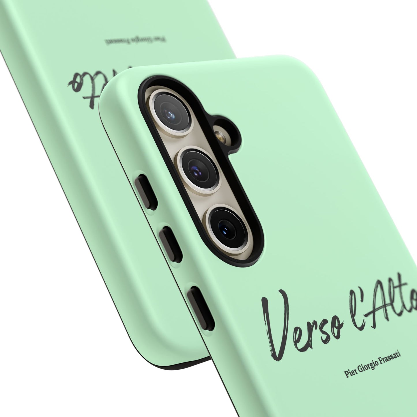 Mint Green Mountain Adventure Phone Case - Stylish Verso l'Alto Phone Protection