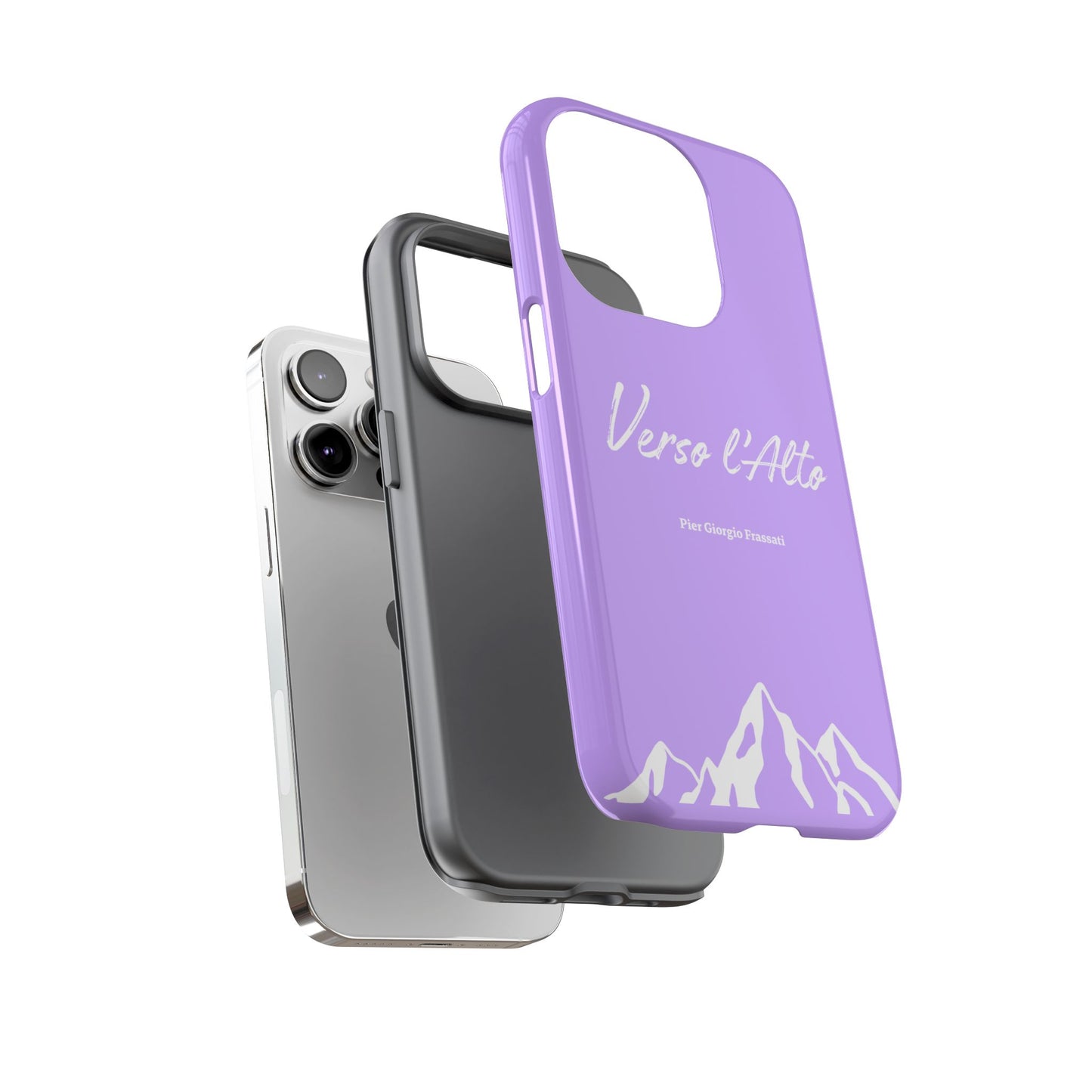 Mauve Mountain Adventure Phone Case - Stylish Verso l'Alto Phone Protection
