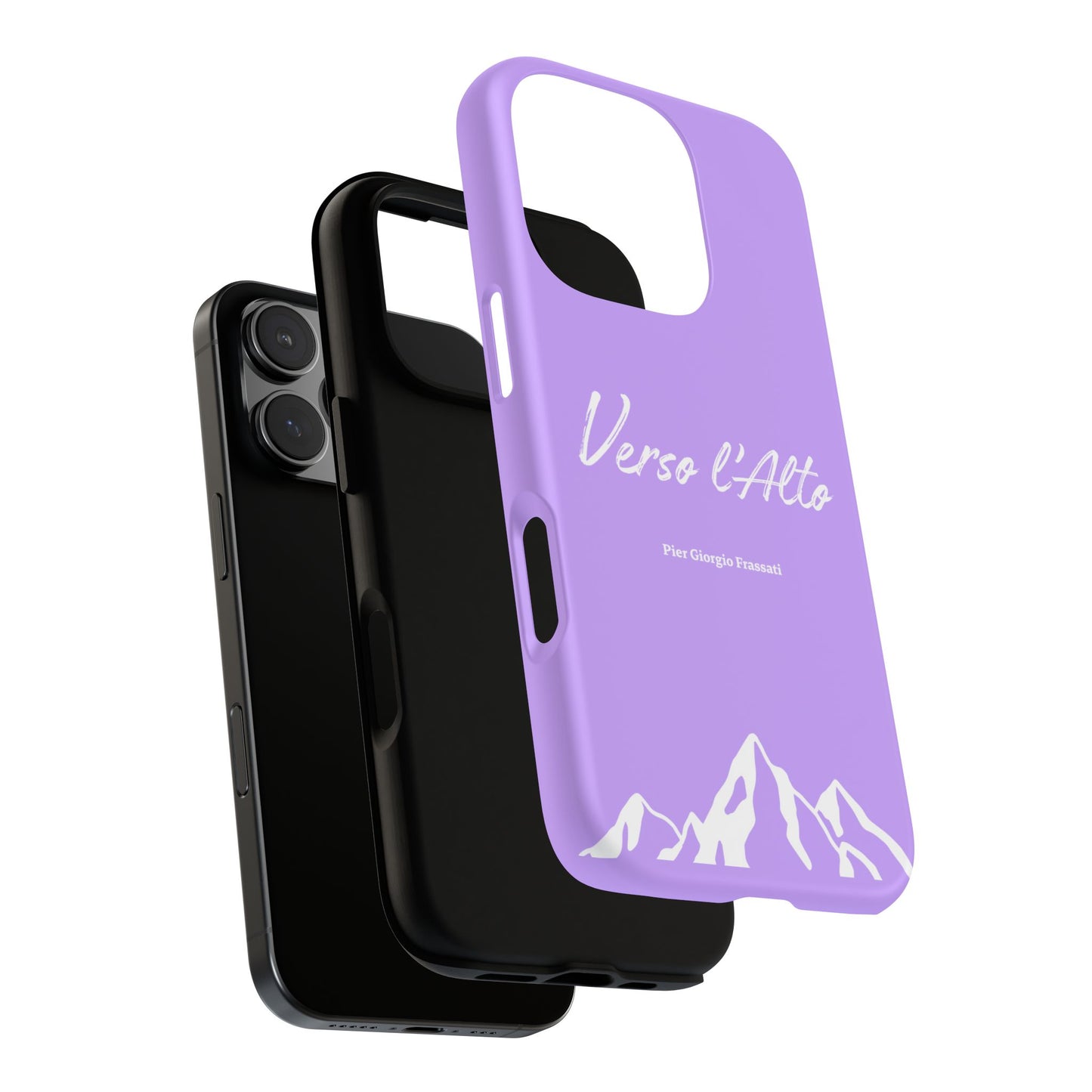 Mauve Mountain Adventure Phone Case - Stylish Verso l'Alto Phone Protection