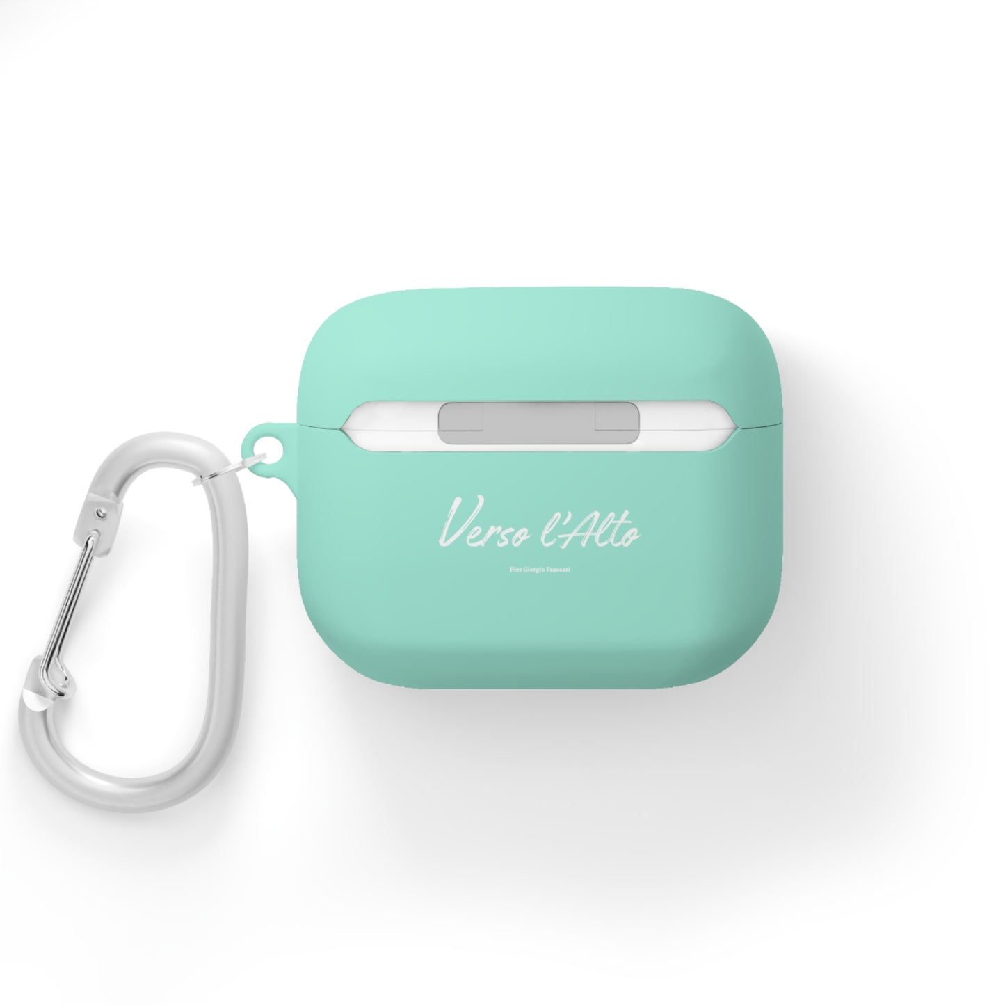 Coque de protection pour AirPods avec design Verso l'Alto (version noir-vert d'eau-bleu marine)