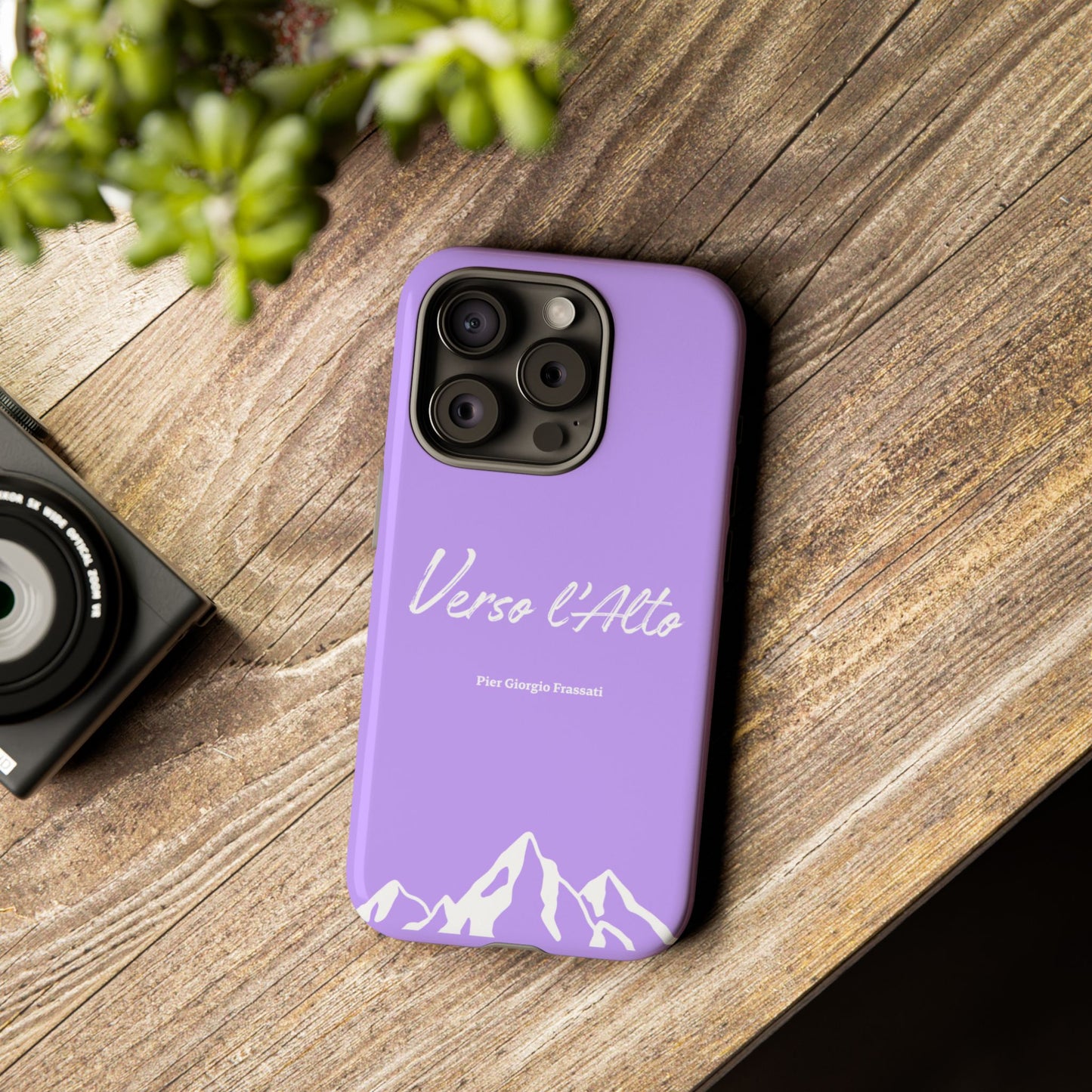 Mauve Mountain Adventure Phone Case - Stylish Verso l'Alto Phone Protection