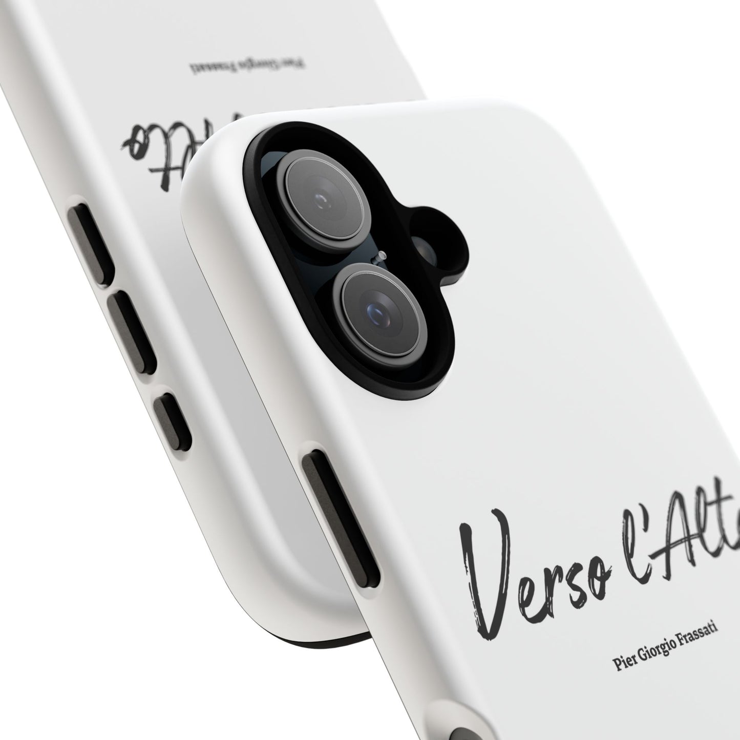 White Mountain Adventure Phone Case - Stylish Verso l'Alto Phone Protection