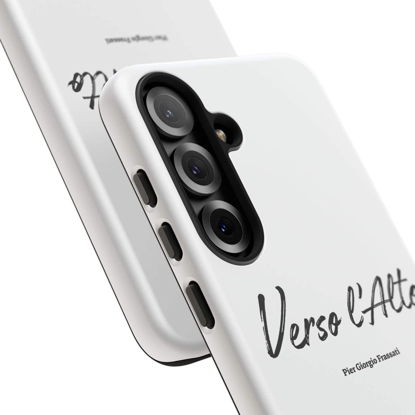 White Mountain Adventure Phone Case - Stylish Verso l'Alto Phone Protection