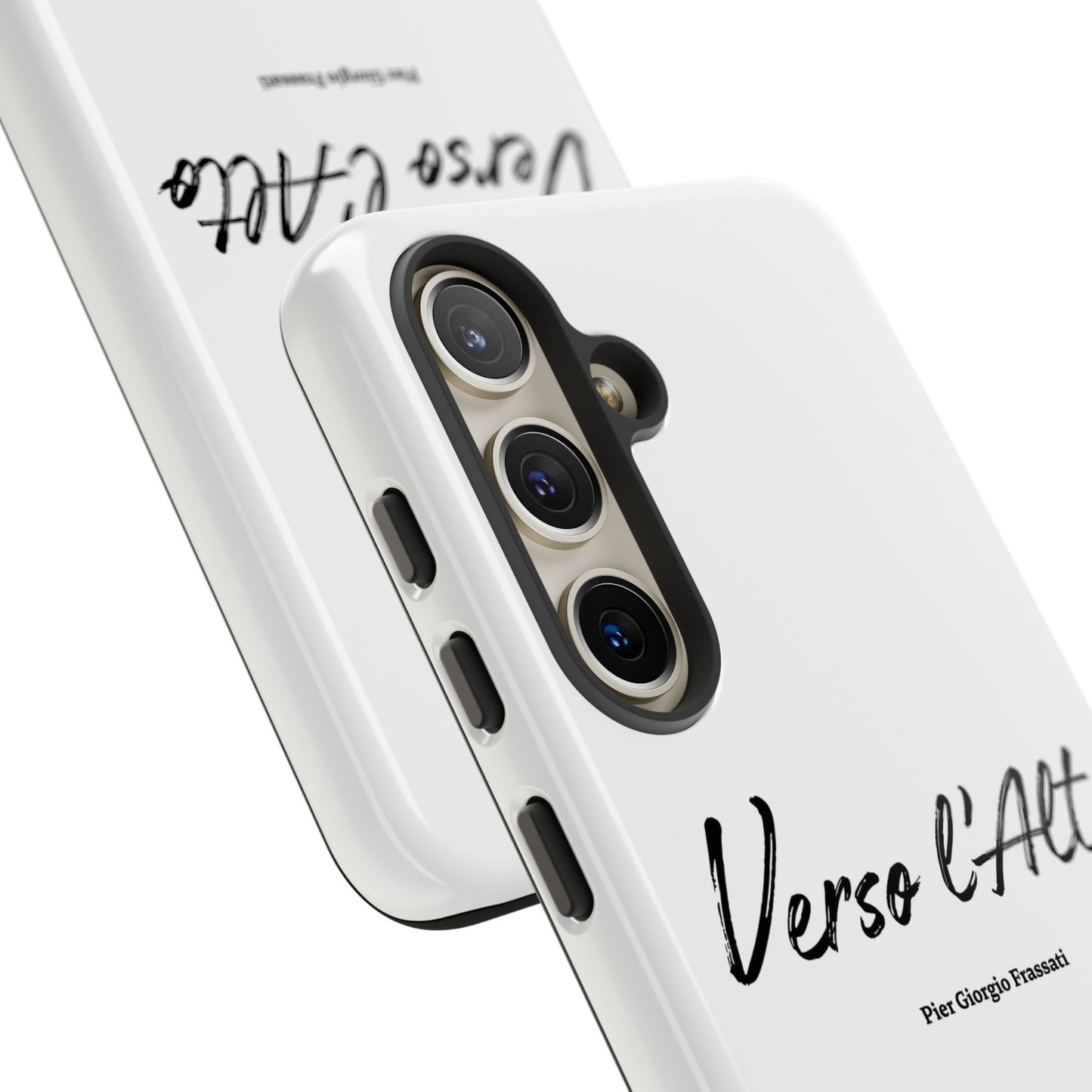 White Mountain Adventure Phone Case - Stylish Verso l'Alto Phone Protection