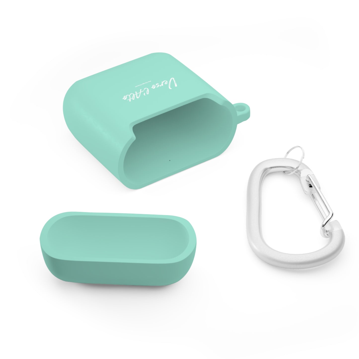 Coque de protection pour AirPods avec design Verso l'Alto (version noir-vert d'eau-bleu marine)