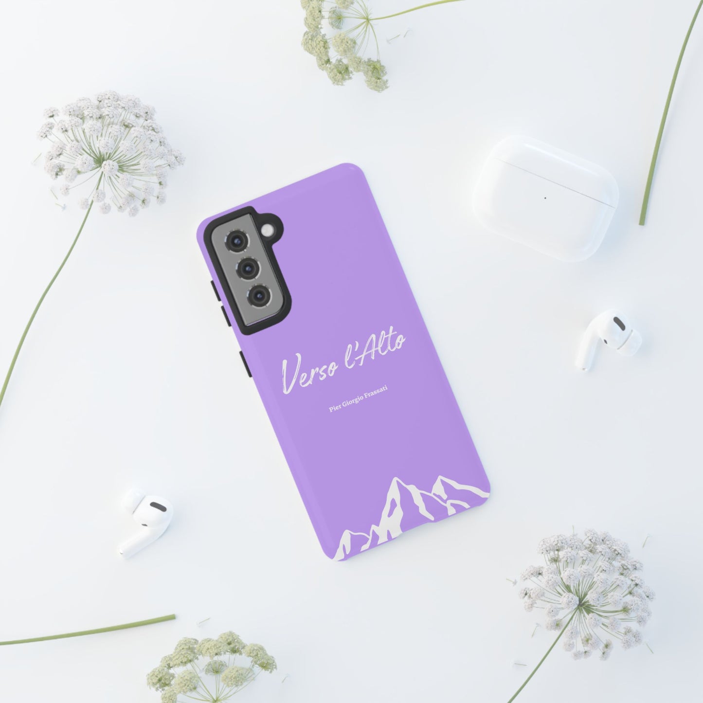 Mauve Mountain Adventure Phone Case - Stylish Verso l'Alto Phone Protection