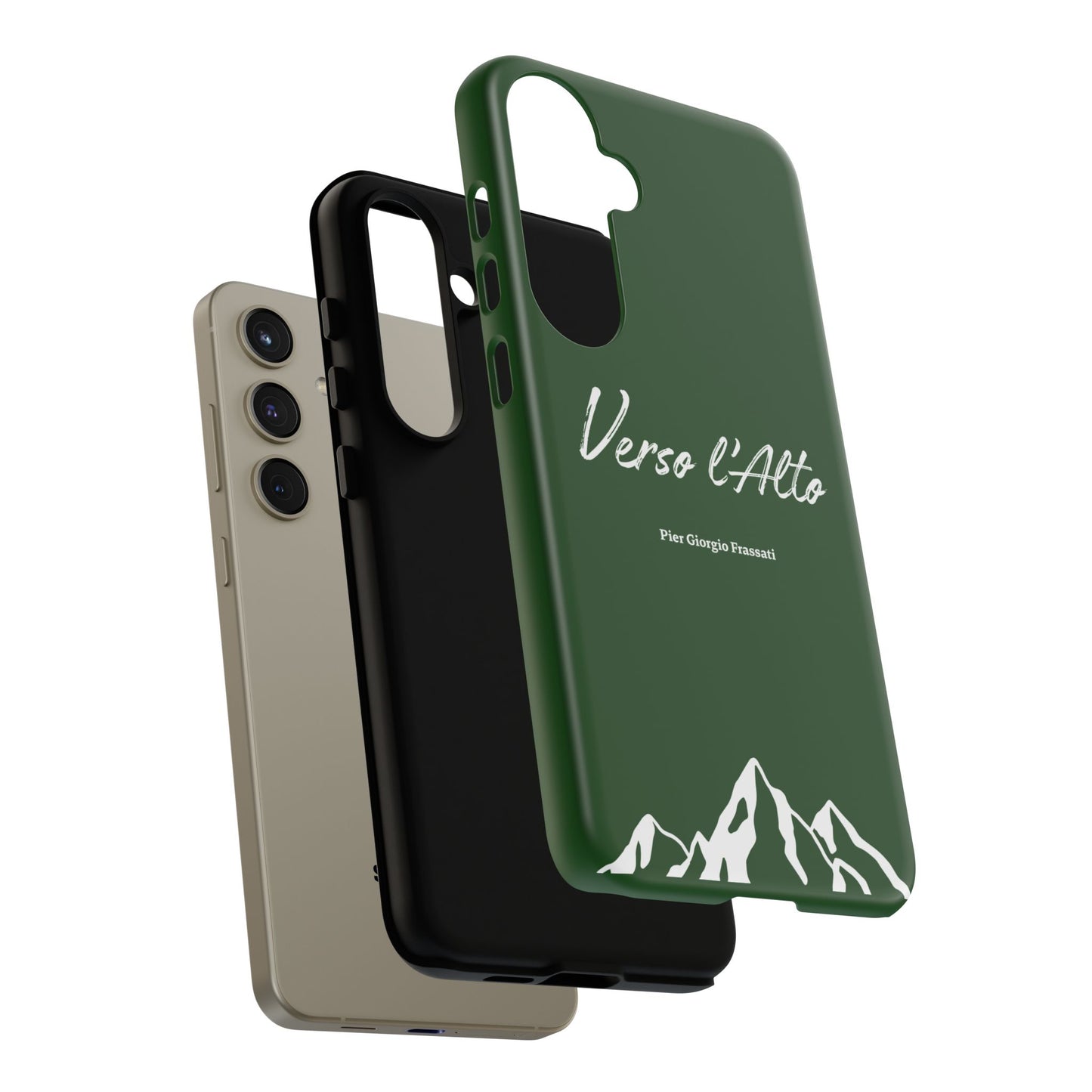 Vert Sapin Mountain Adventure Phone Case - Stylish Verso l'Alto Phone Protection