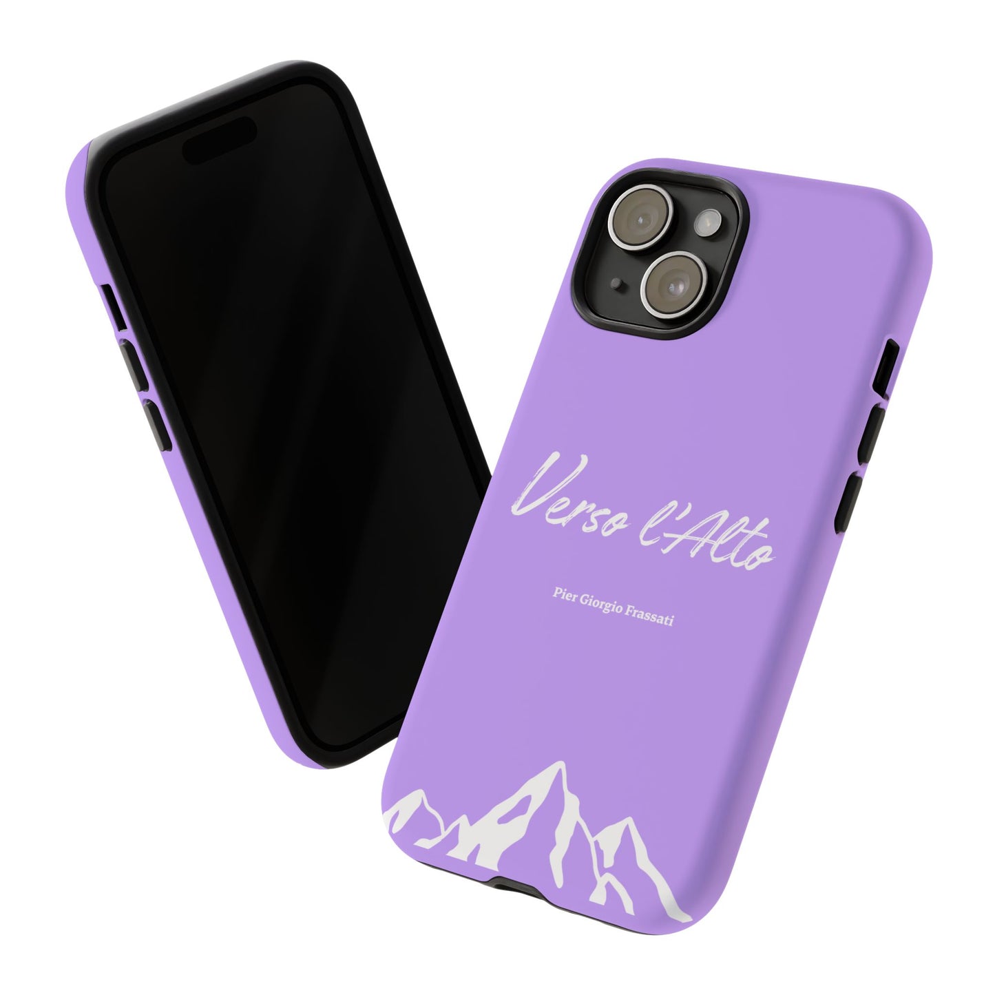 Mauve Mountain Adventure Phone Case - Stylish Verso l'Alto Phone Protection
