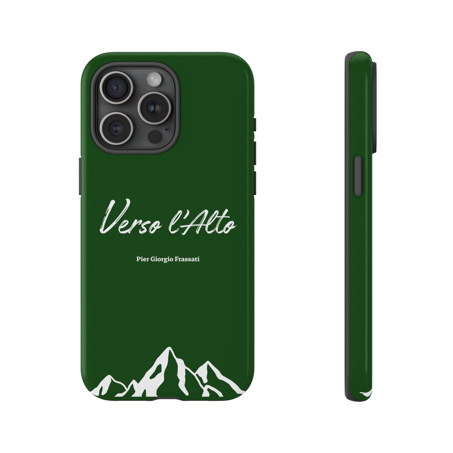 Vert Sapin Mountain Adventure Phone Case - Stylish Verso l'Alto Phone Protection
