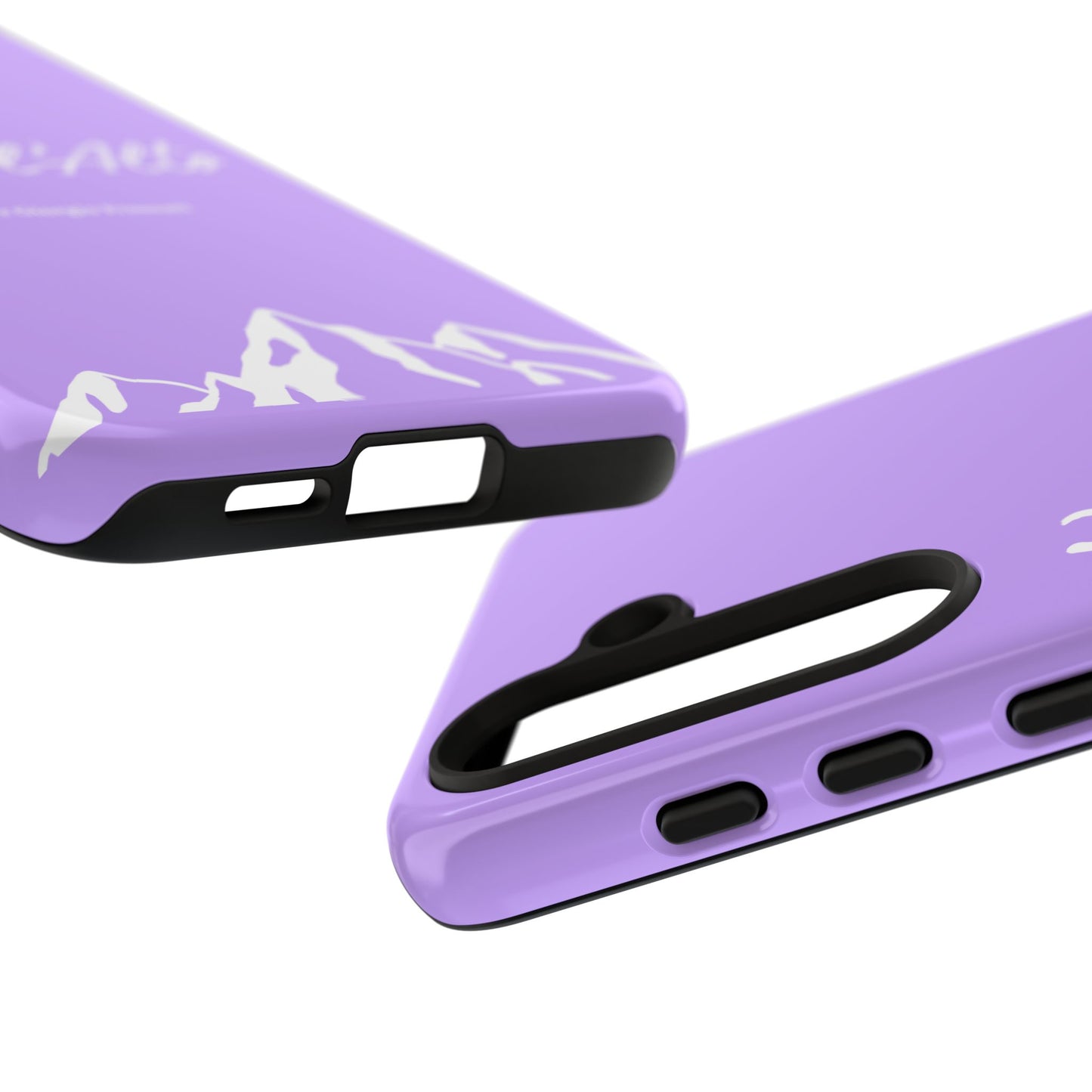 Mauve Mountain Adventure Phone Case - Stylish Verso l'Alto Phone Protection