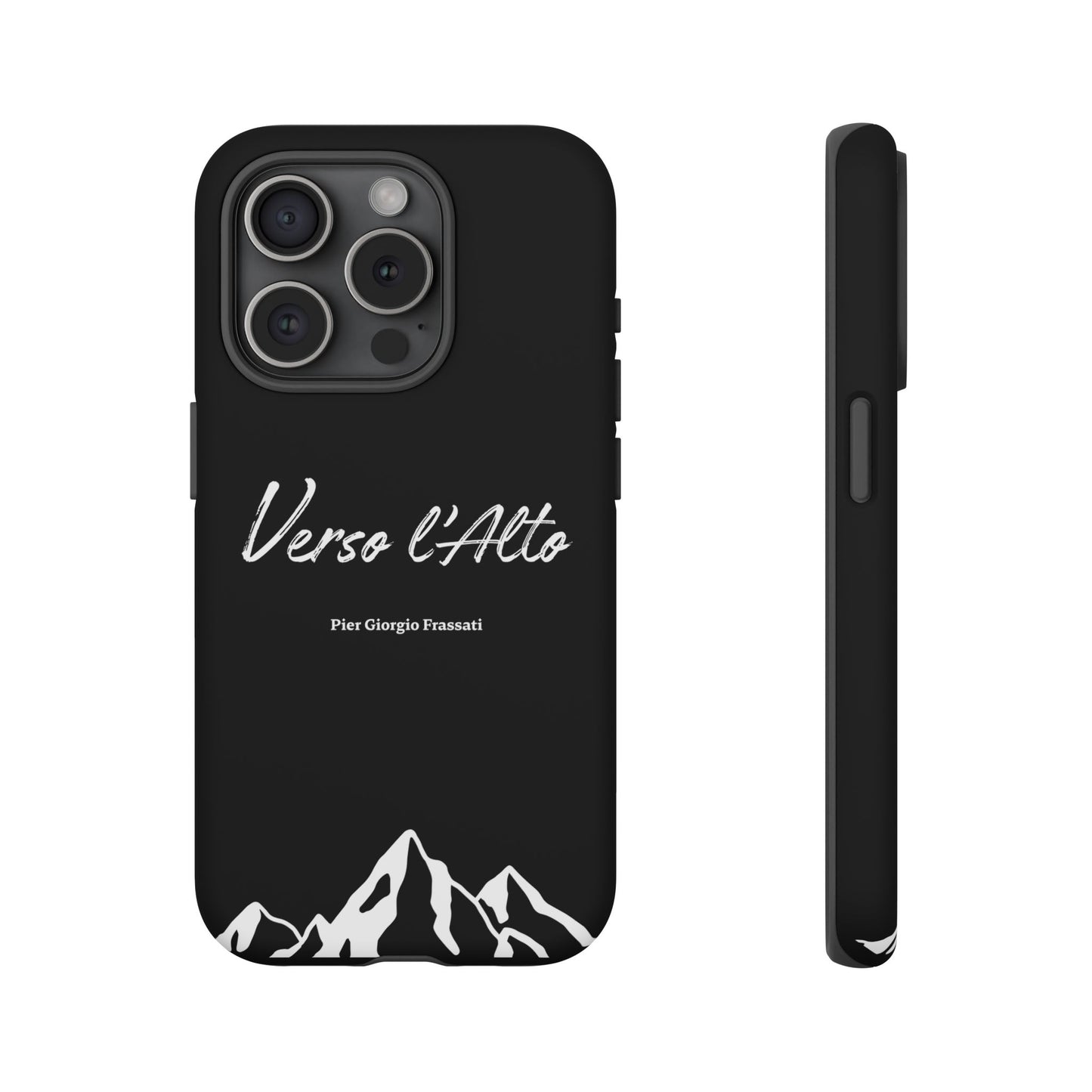 Black Mountain Adventure Phone Case - Stylish Verso l'Alto Phone Protection