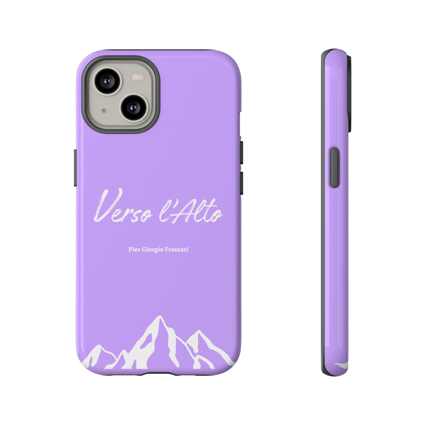 Mauve Mountain Adventure Phone Case - Stylish Verso l'Alto Phone Protection