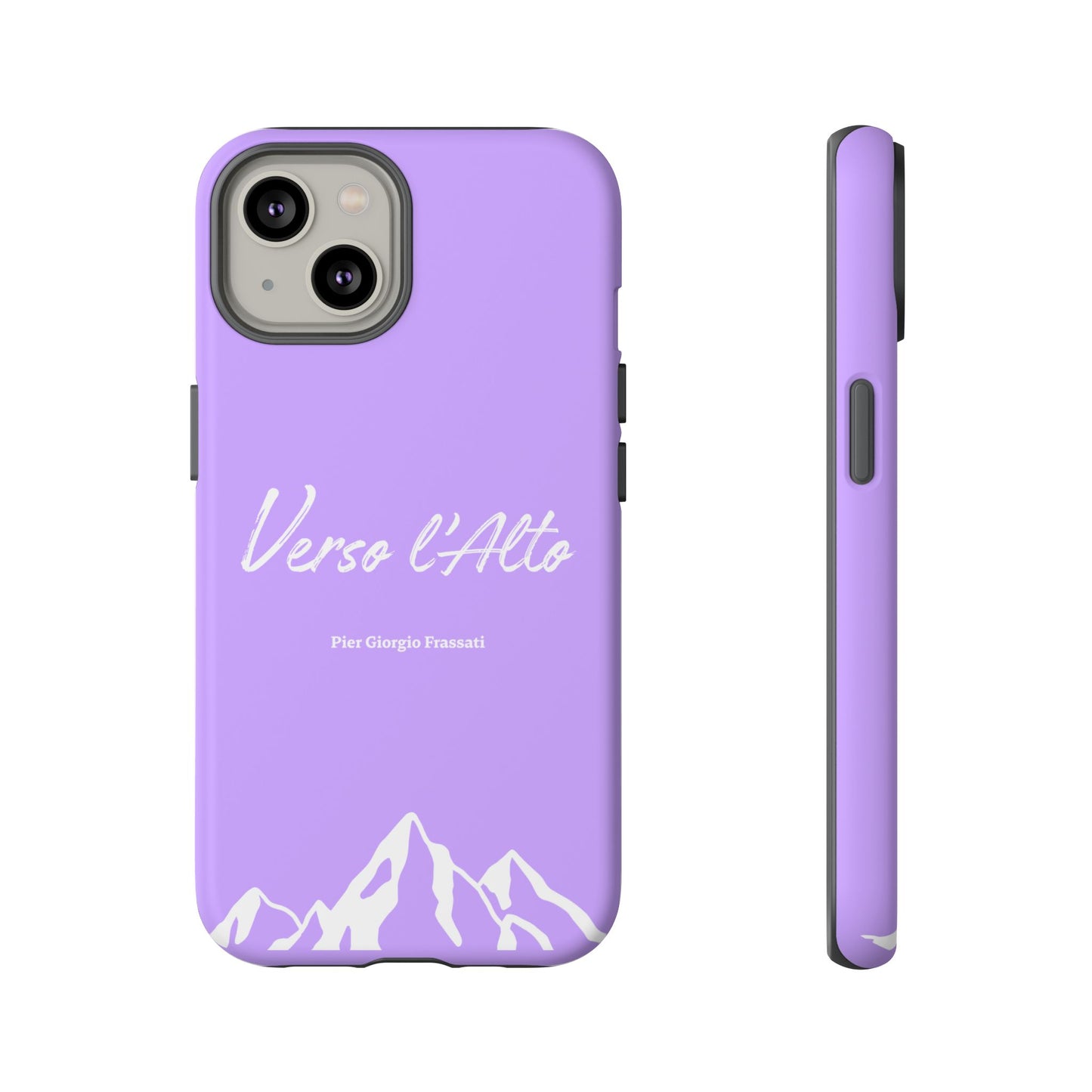 Mauve Mountain Adventure Phone Case - Stylish Verso l'Alto Phone Protection