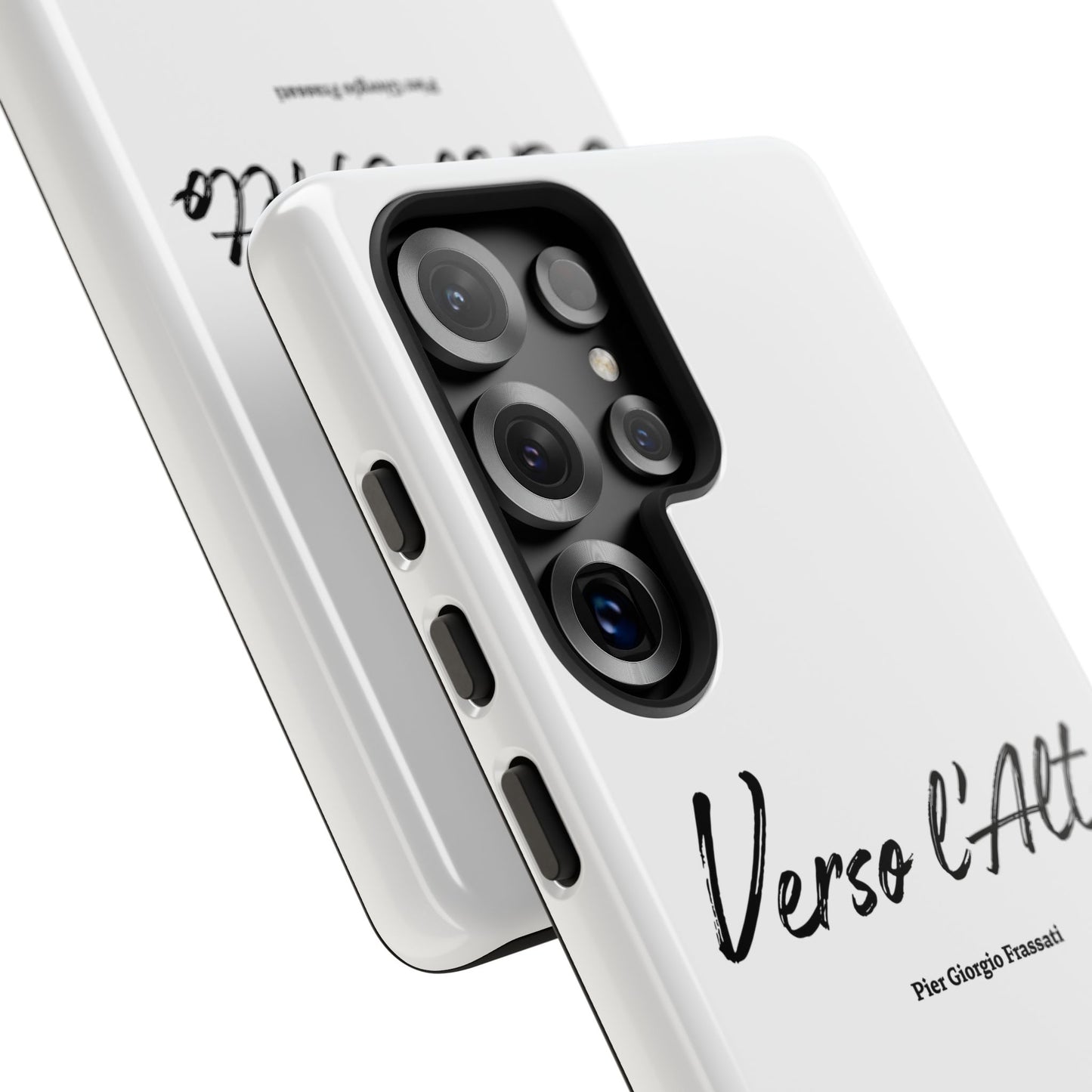 White Mountain Adventure Phone Case - Stylish Verso l'Alto Phone Protection