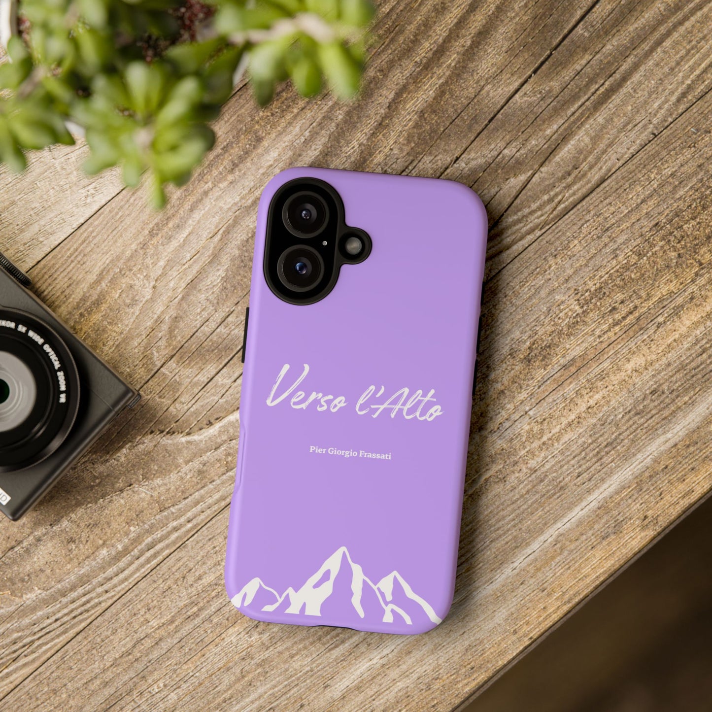 Mauve Mountain Adventure Phone Case - Stylish Verso l'Alto Phone Protection