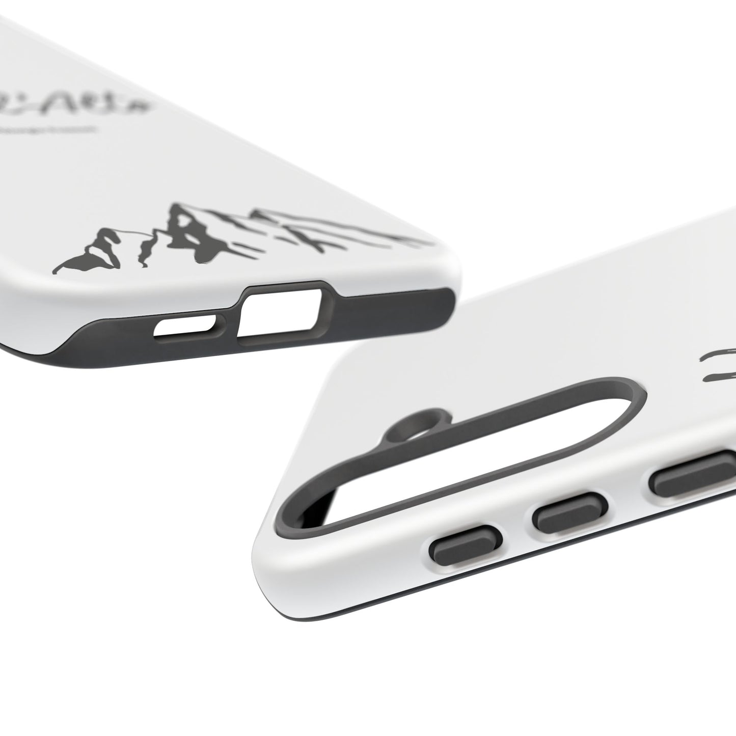 White Mountain Adventure Phone Case - Stylish Verso l'Alto Phone Protection