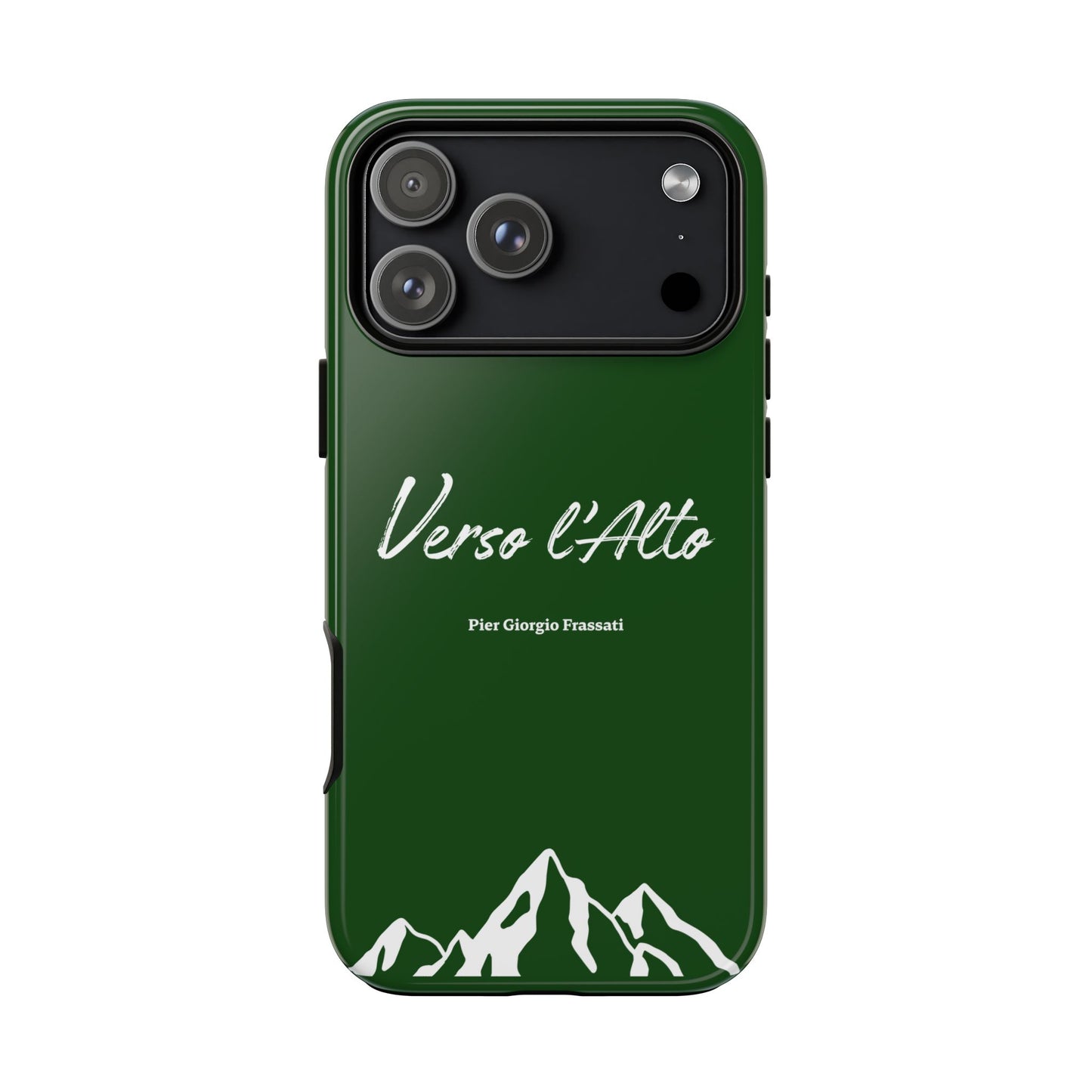 Vert Sapin Mountain Adventure Phone Case - Stylish Verso l'Alto Phone Protection