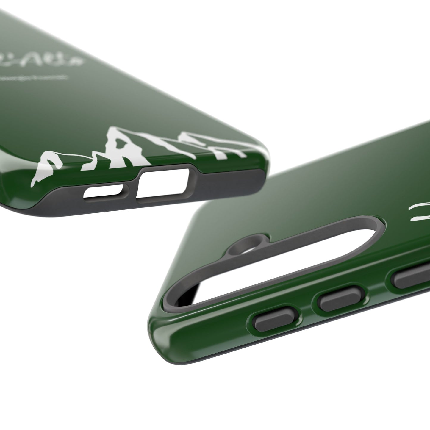 Vert Sapin Mountain Adventure Phone Case - Stylish Verso l'Alto Phone Protection