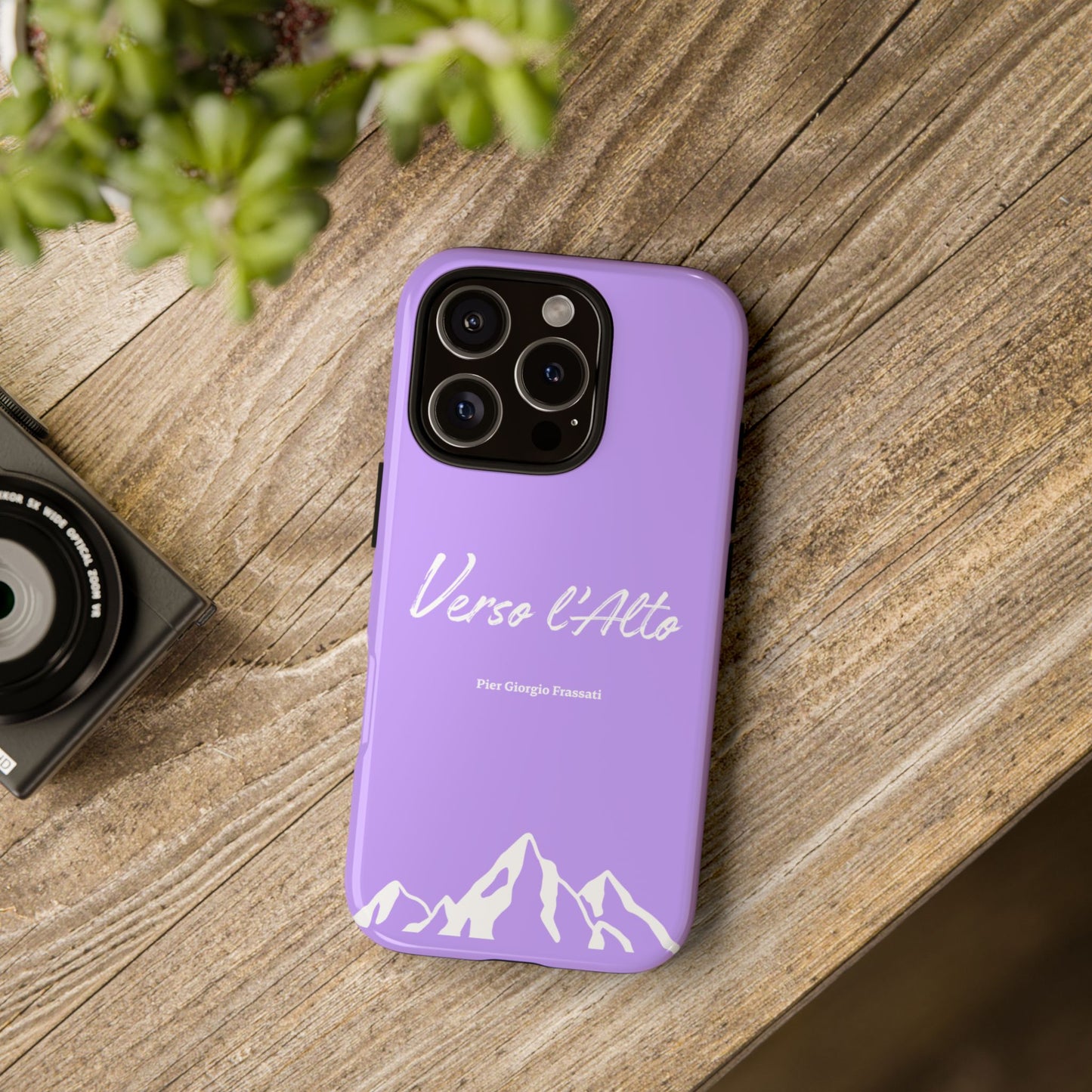 Mauve Mountain Adventure Phone Case - Stylish Verso l'Alto Phone Protection