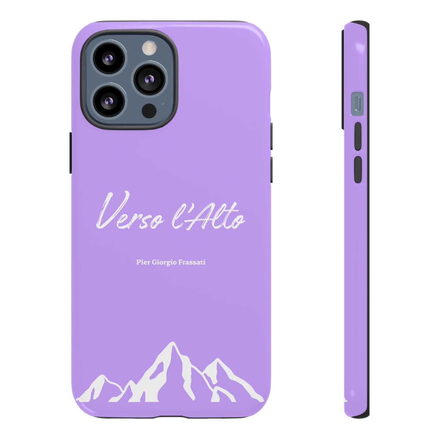 Mauve Mountain Adventure Phone Case - Stylish Verso l'Alto Phone Protection