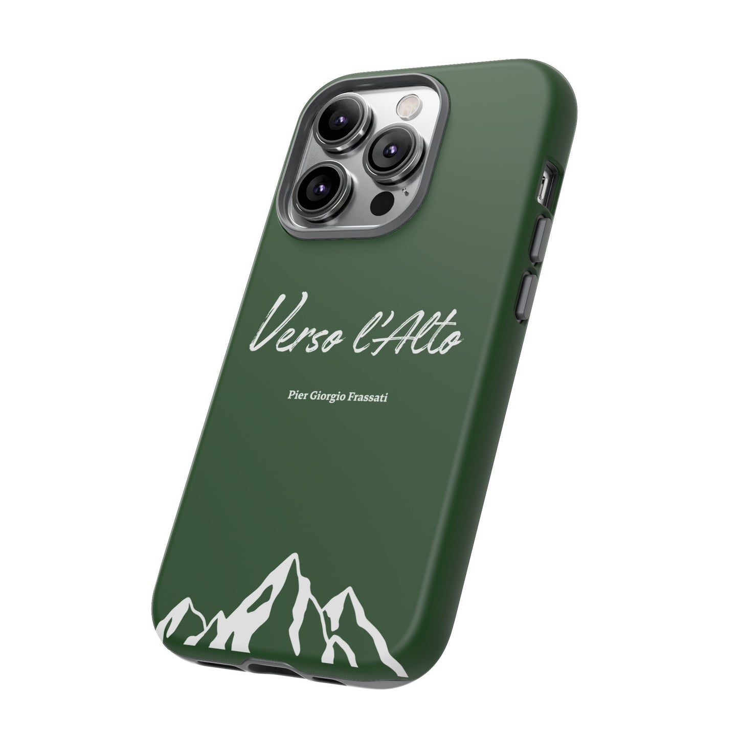 Vert Sapin Mountain Adventure Phone Case - Stylish Verso l'Alto Phone Protection