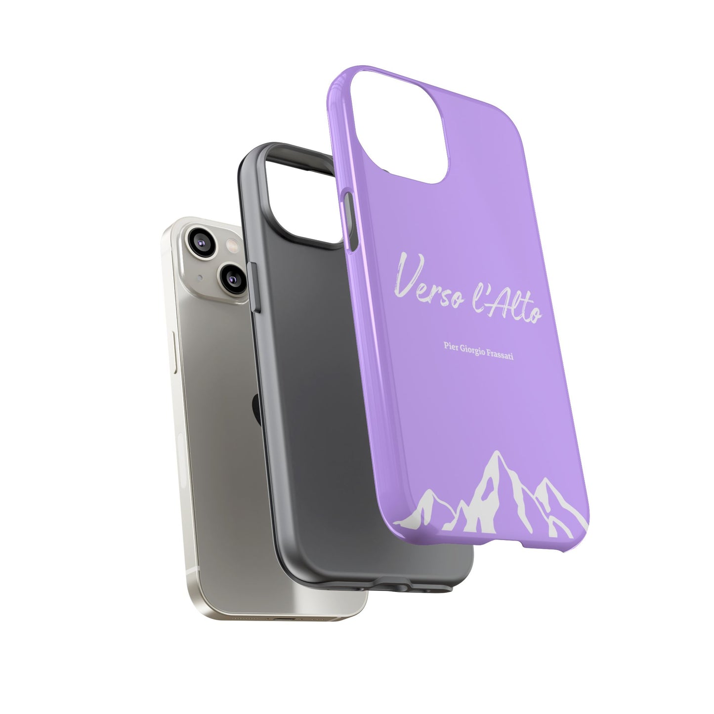 Mauve Mountain Adventure Phone Case - Stylish Verso l'Alto Phone Protection