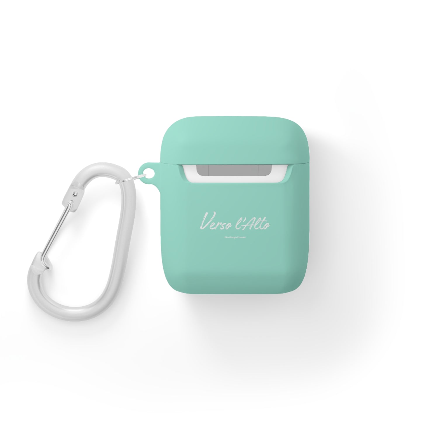 Coque de protection pour AirPods avec design Verso l'Alto (version noir-vert d'eau-bleu marine)