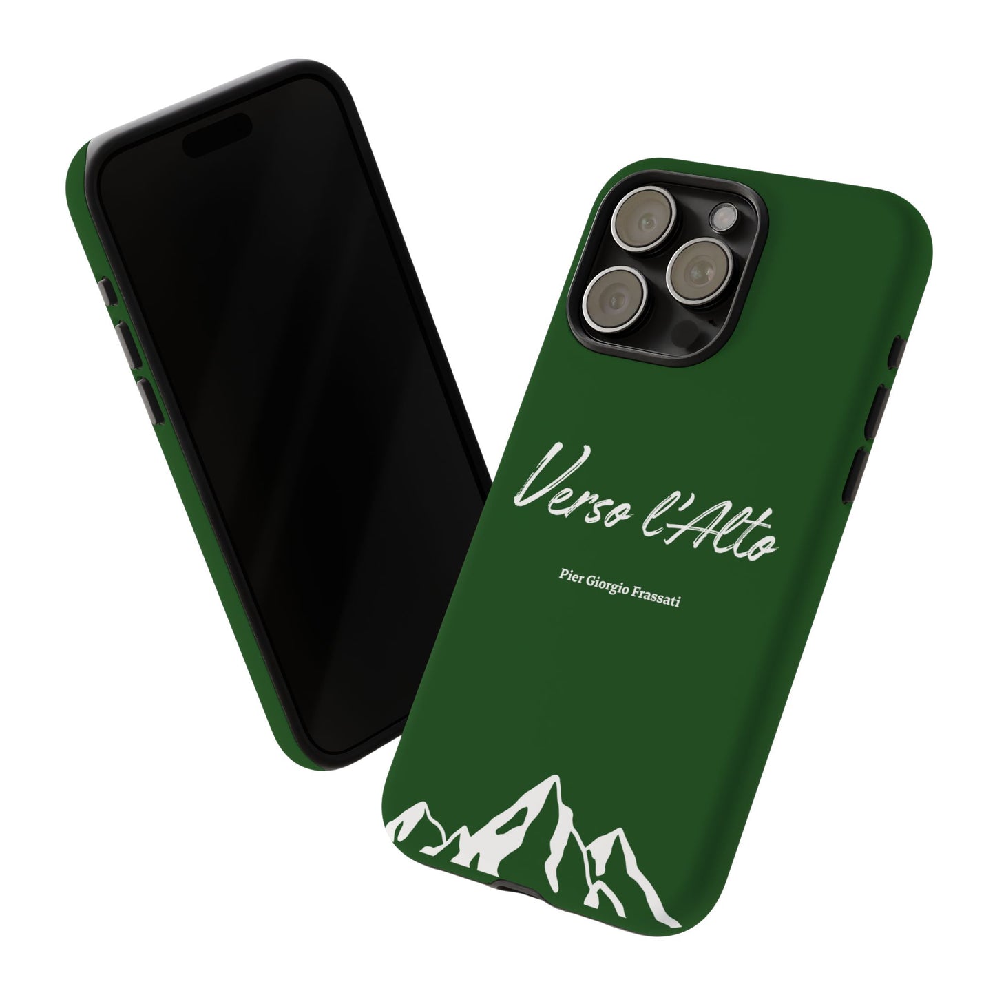 Vert Sapin Mountain Adventure Phone Case - Stylish Verso l'Alto Phone Protection