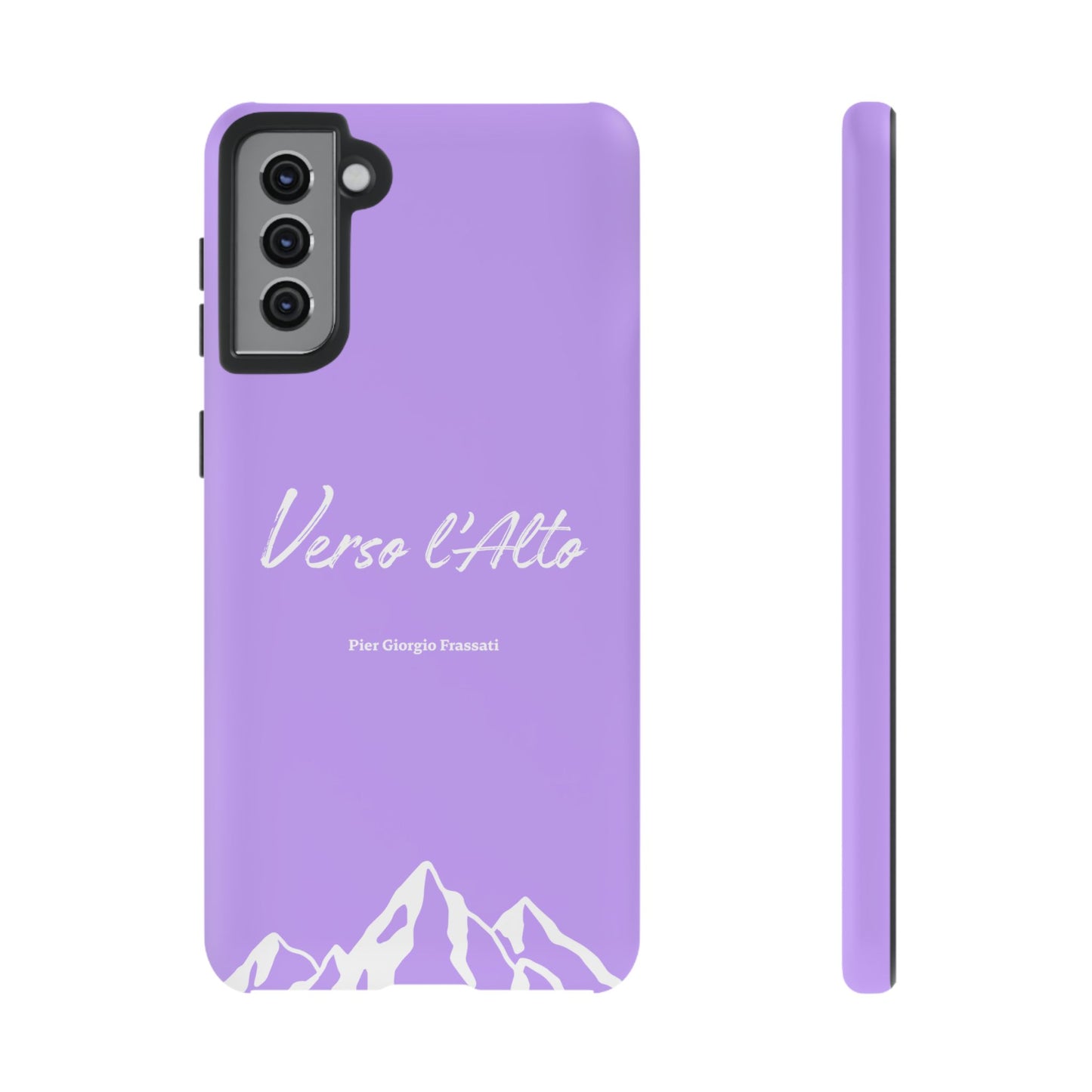 Mauve Mountain Adventure Phone Case - Stylish Verso l'Alto Phone Protection