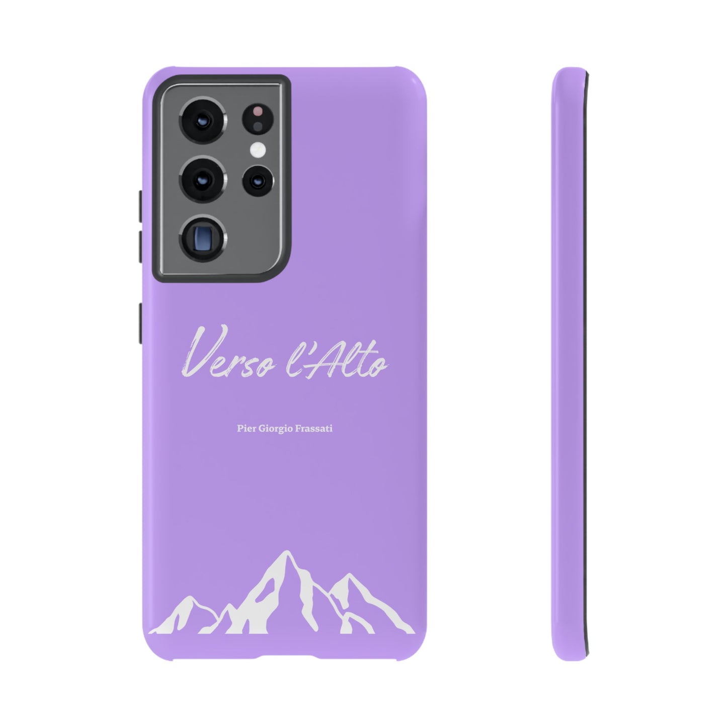 Mauve Mountain Adventure Phone Case - Stylish Verso l'Alto Phone Protection