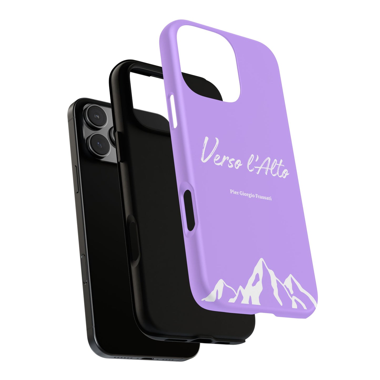 Mauve Mountain Adventure Phone Case - Stylish Verso l'Alto Phone Protection