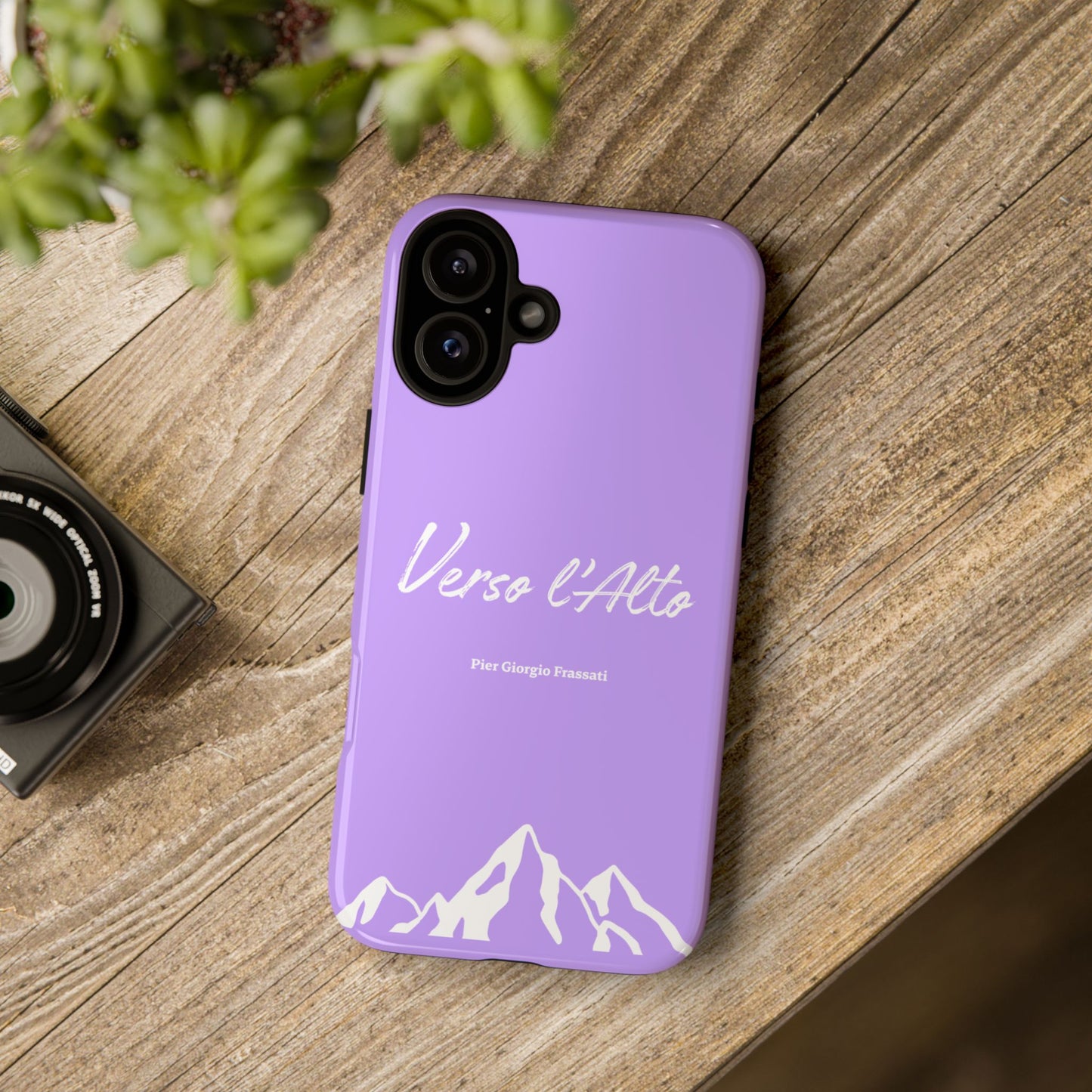 Mauve Mountain Adventure Phone Case - Stylish Verso l'Alto Phone Protection
