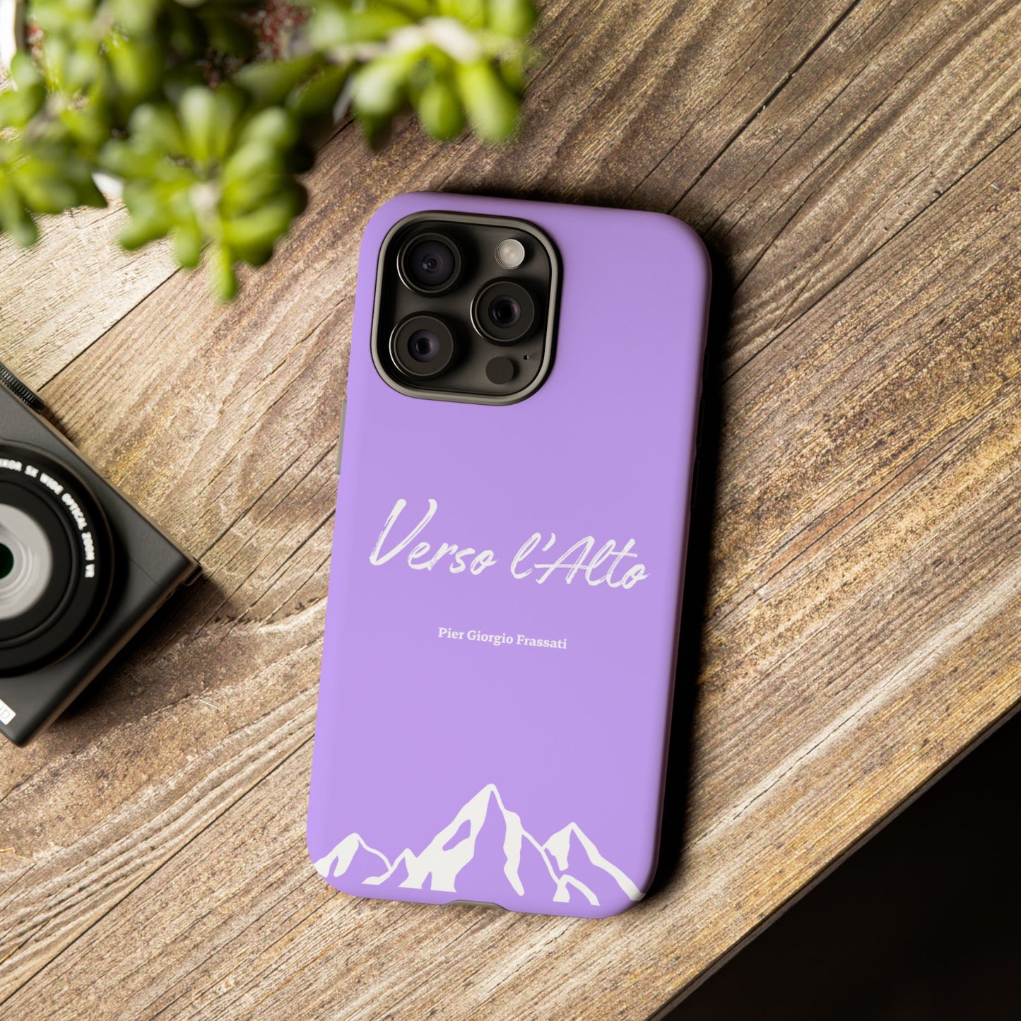 Mauve Mountain Adventure Phone Case - Stylish Verso l'Alto Phone Protection