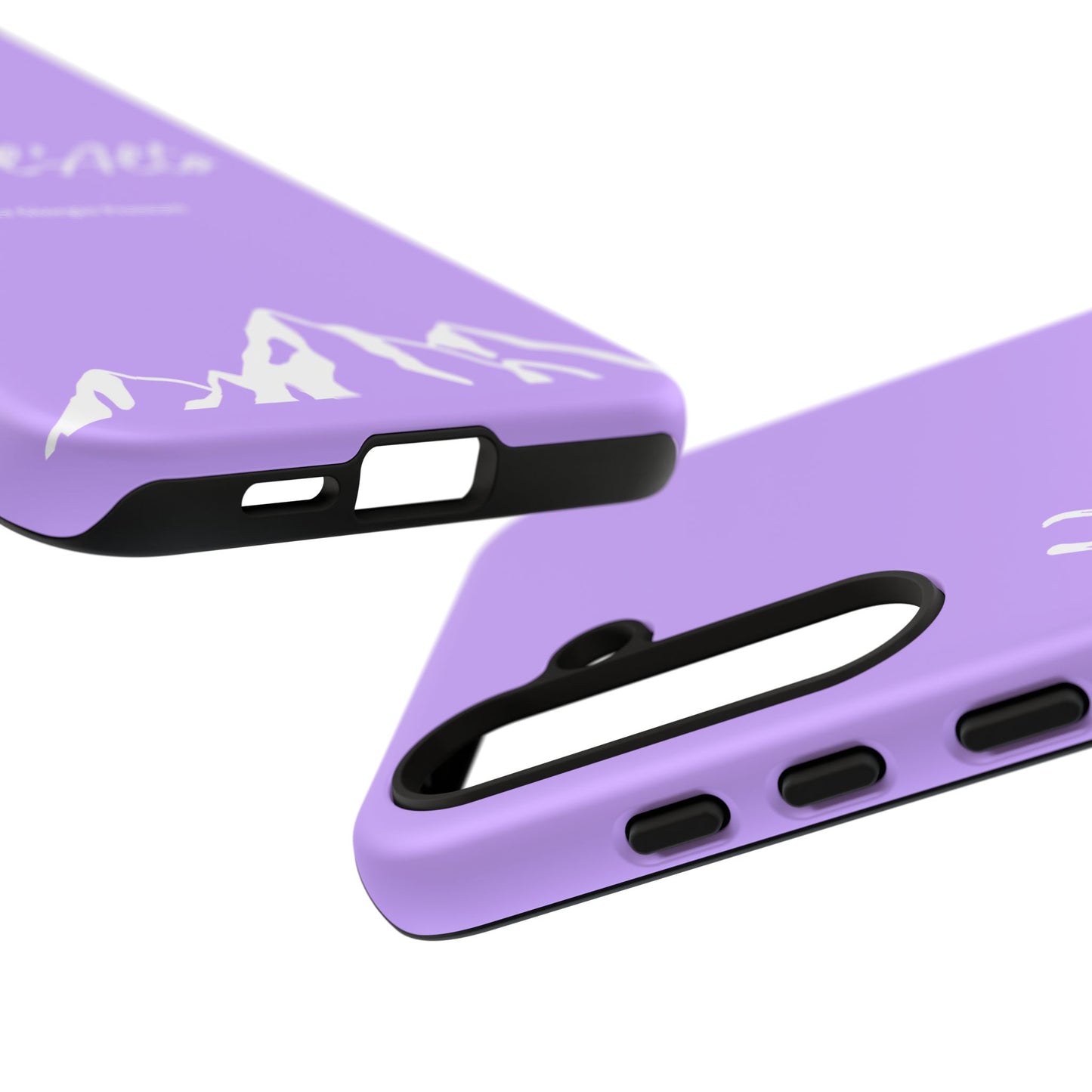 Mauve Mountain Adventure Phone Case - Stylish Verso l'Alto Phone Protection