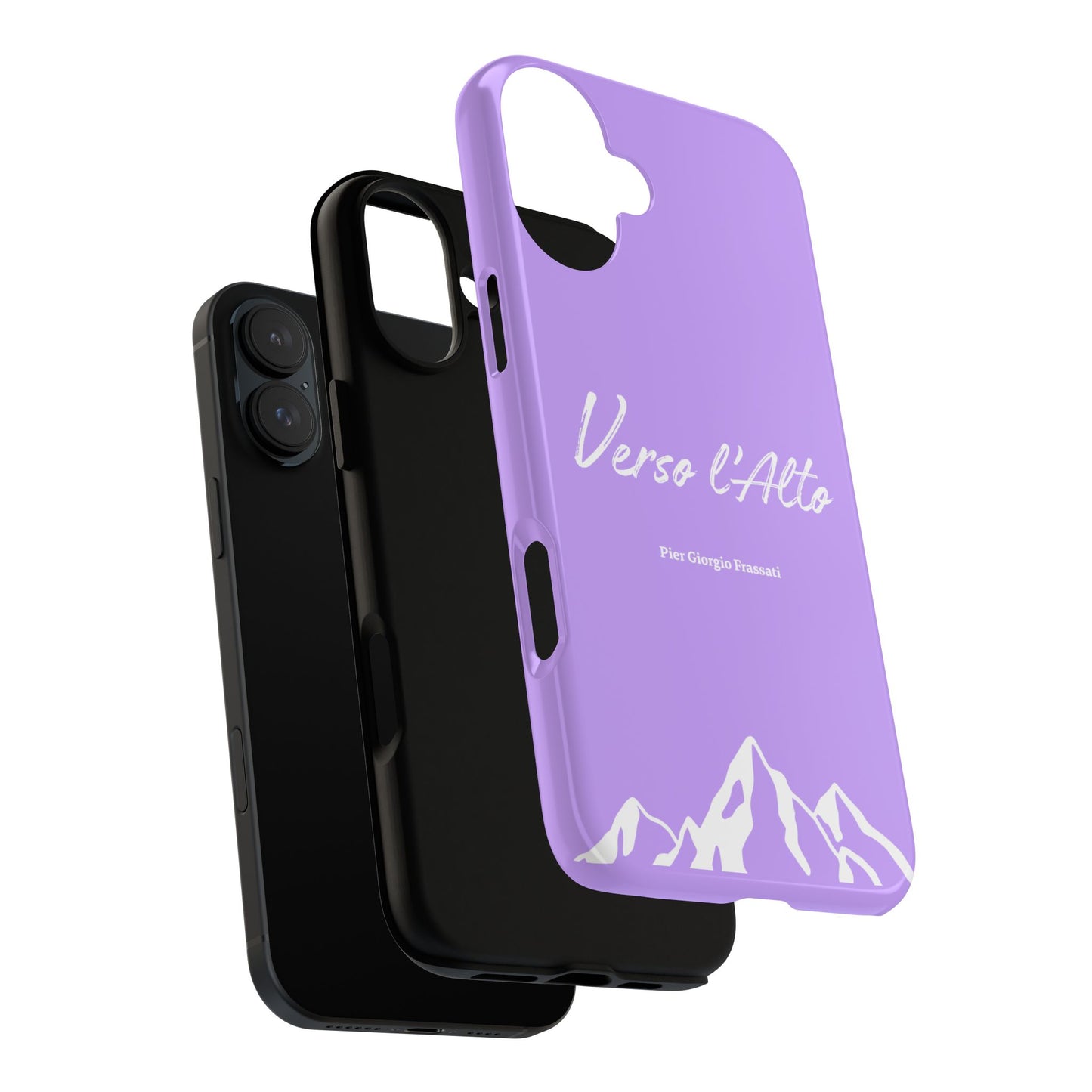 Mauve Mountain Adventure Phone Case - Stylish Verso l'Alto Phone Protection