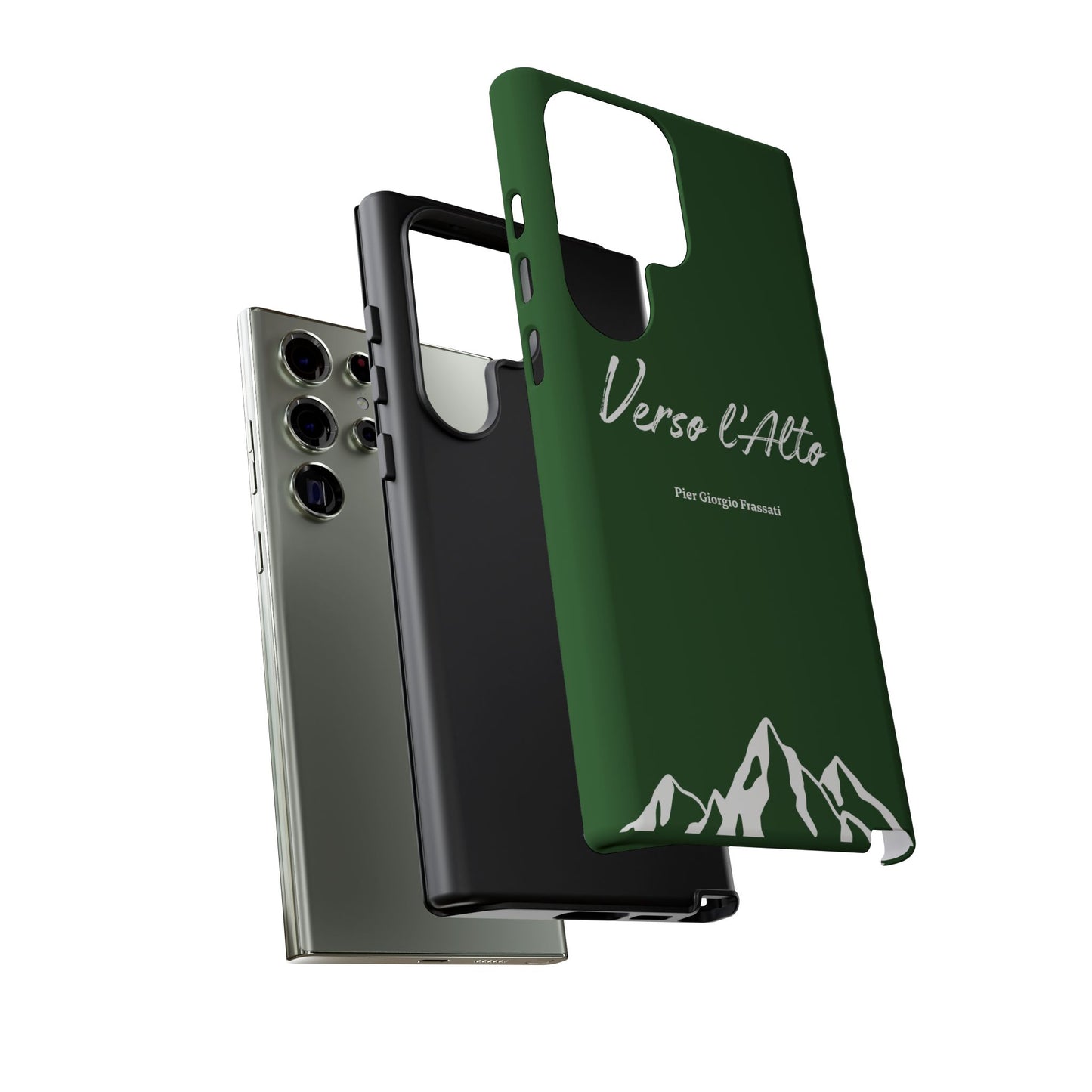 Vert Sapin Mountain Adventure Phone Case - Stylish Verso l'Alto Phone Protection